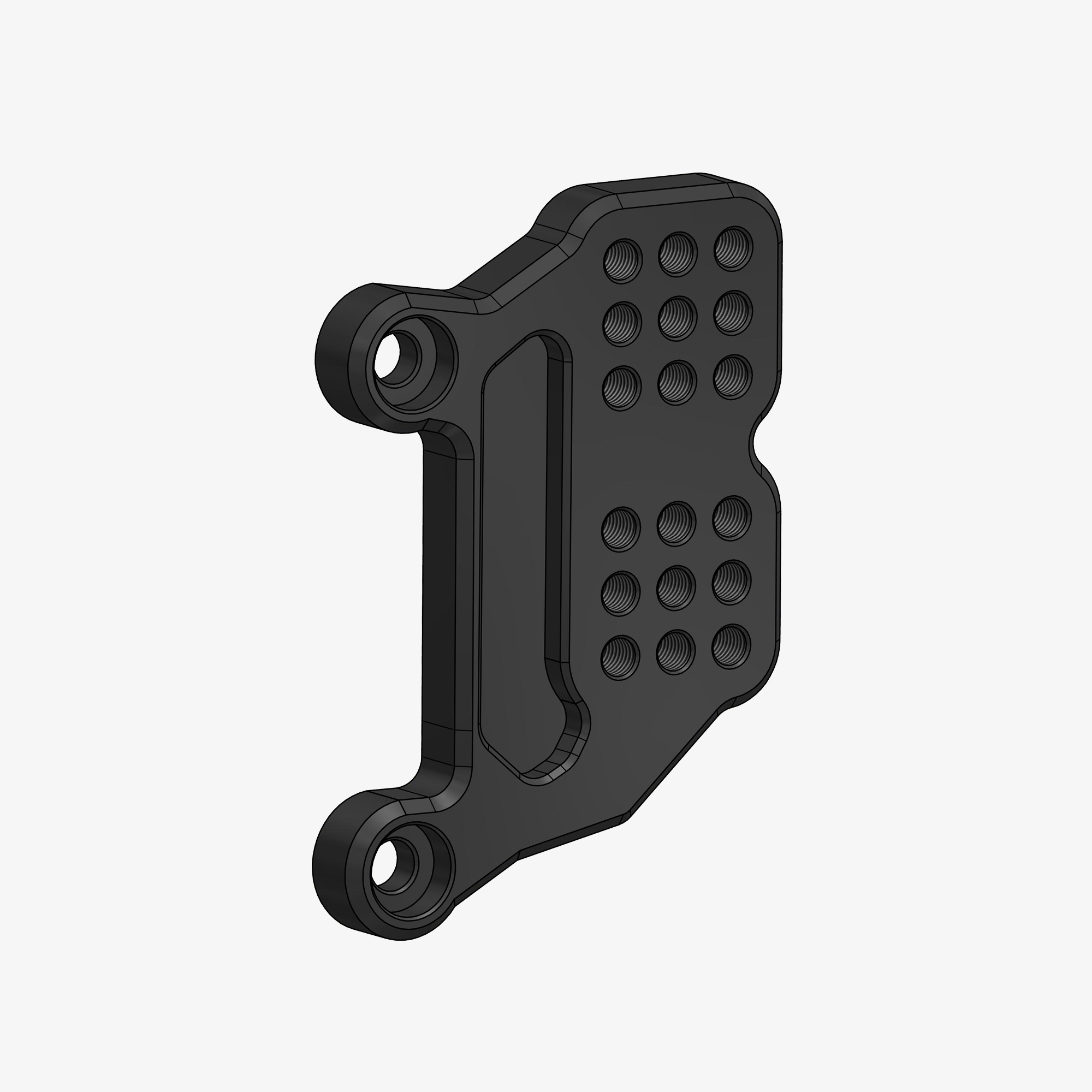 Back plate left side for Y001 - Y002 - Y002R