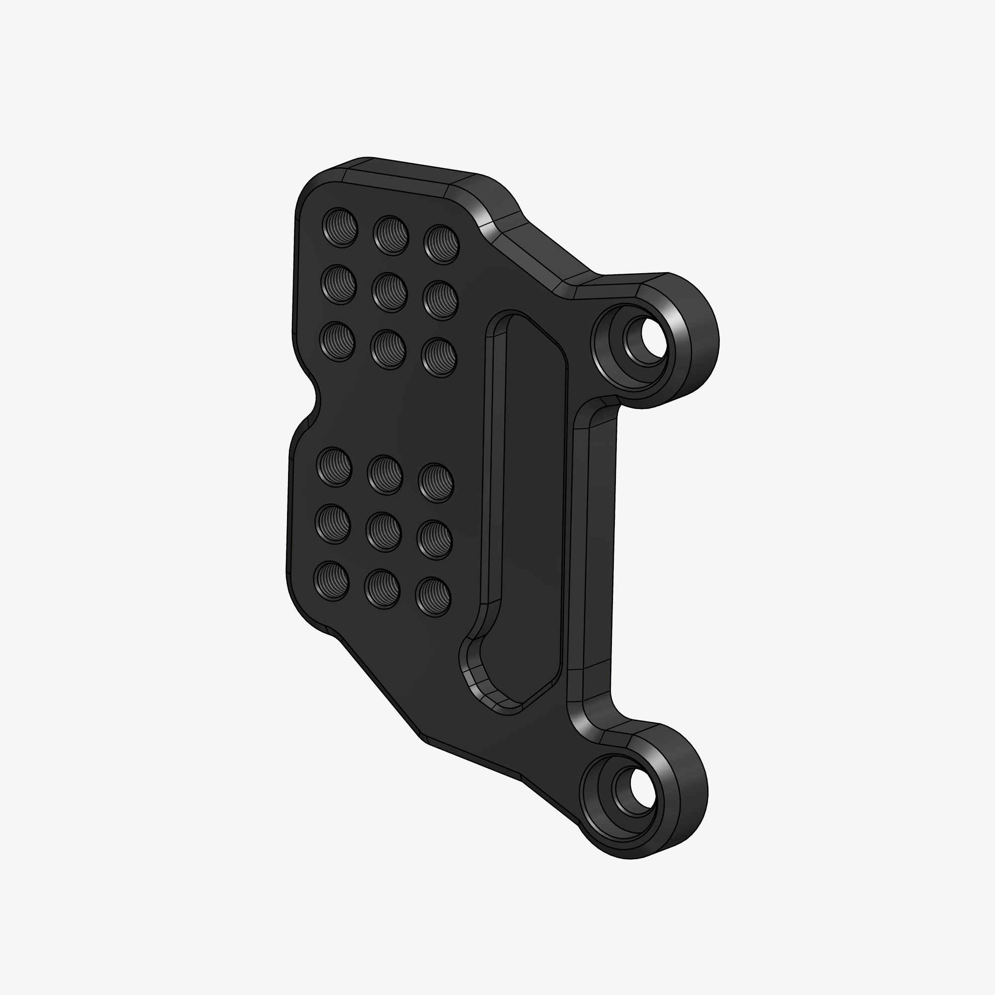Back plate right side for Y001 - Y002 - Y002R