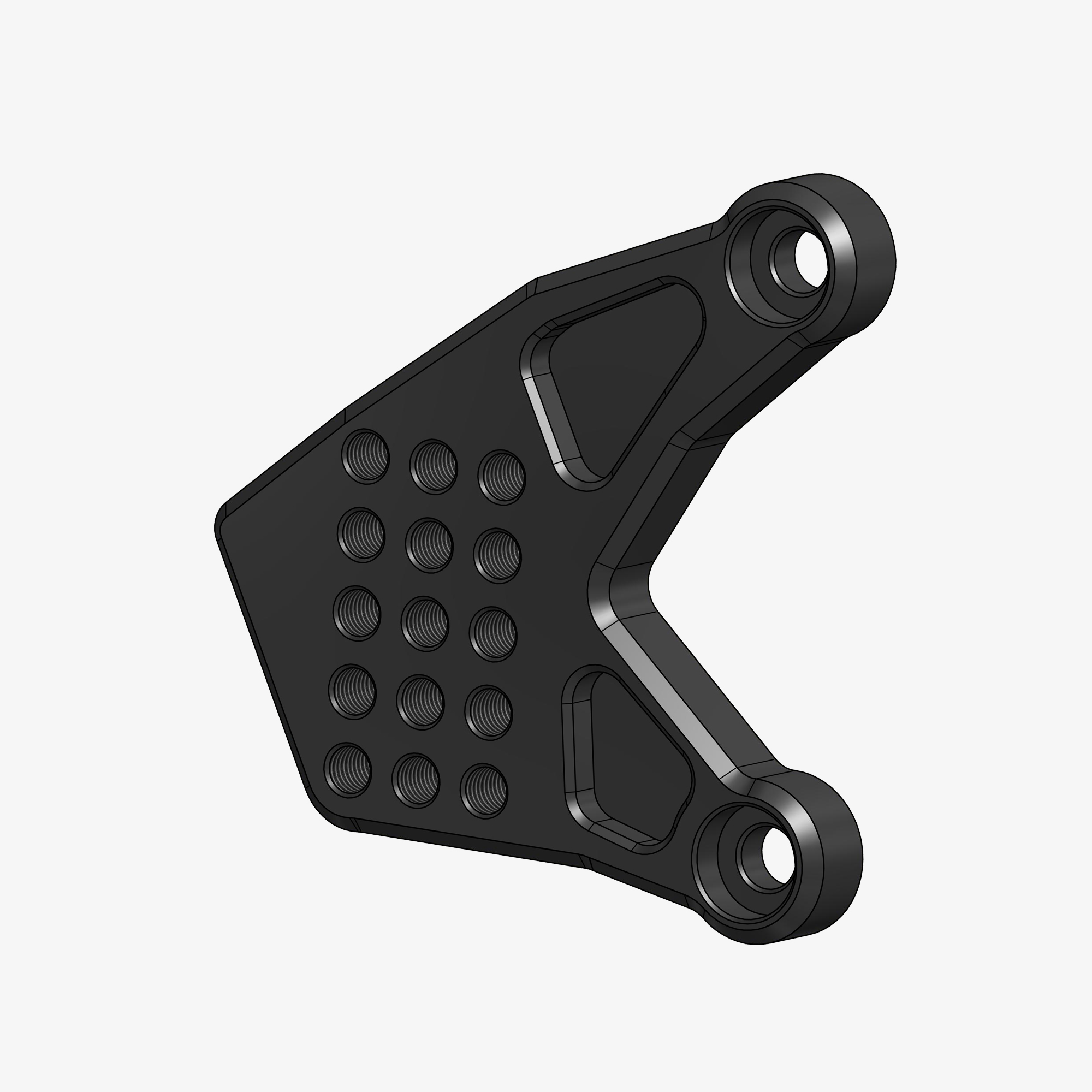 Back plate right side for K012