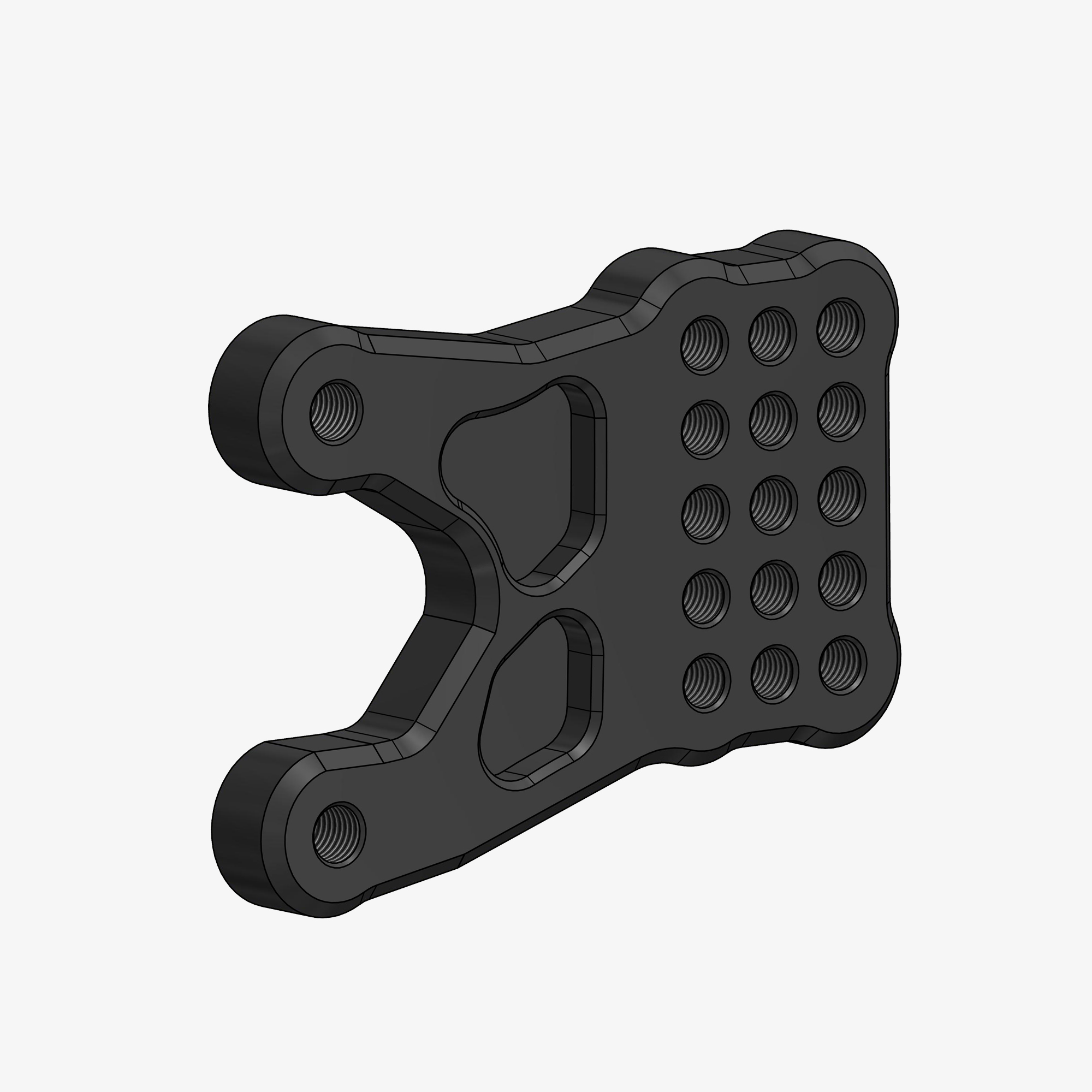Back plate left side for S006 - S007 - S008