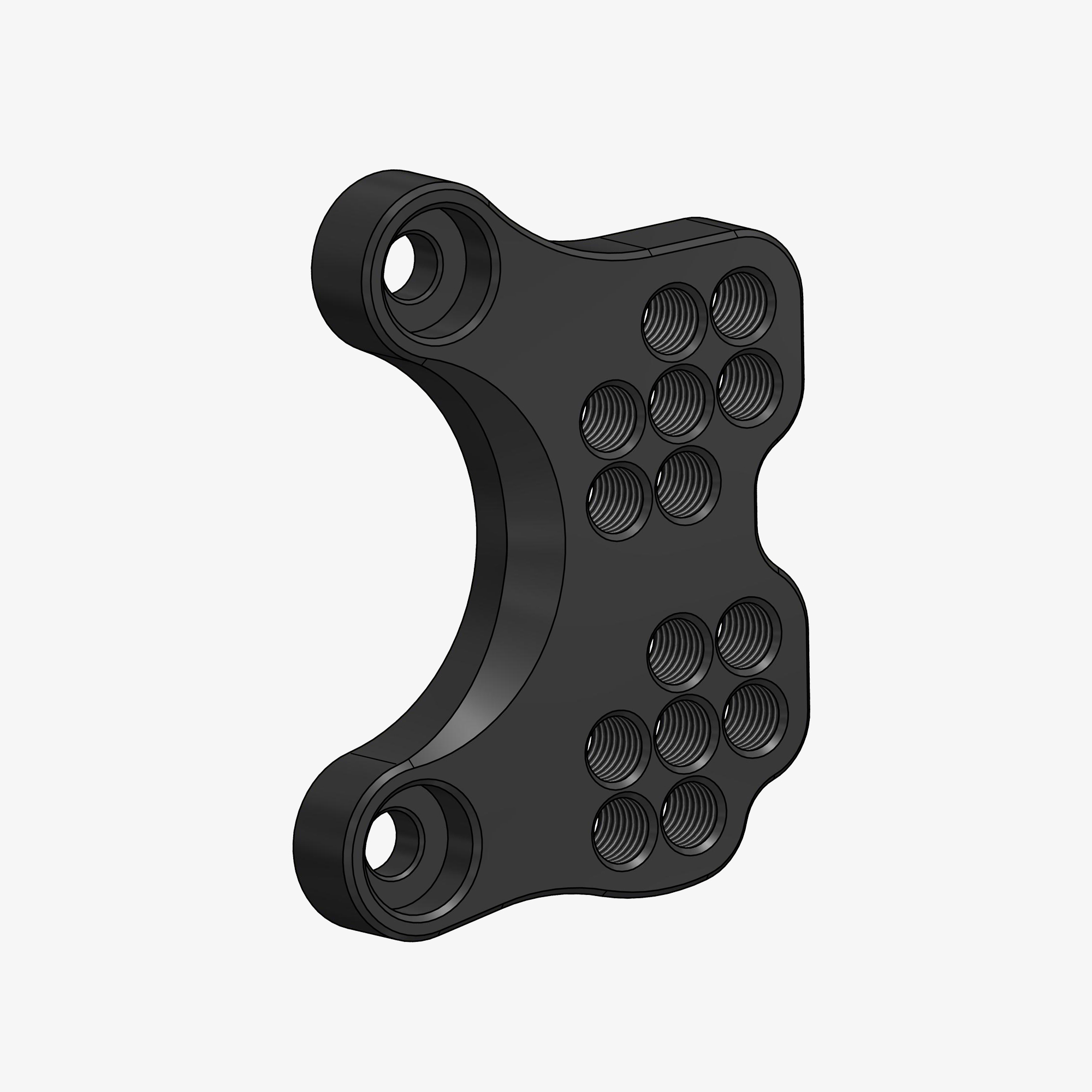 Back plate left side for TH06 - TH09