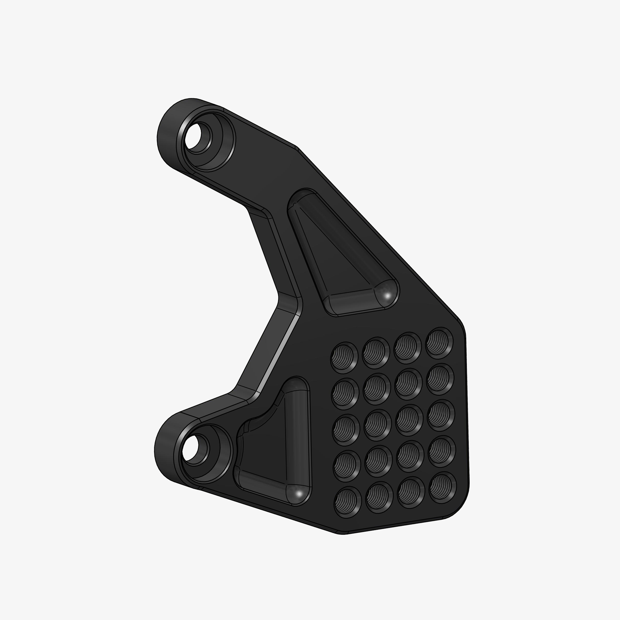 Back plate left side for K023