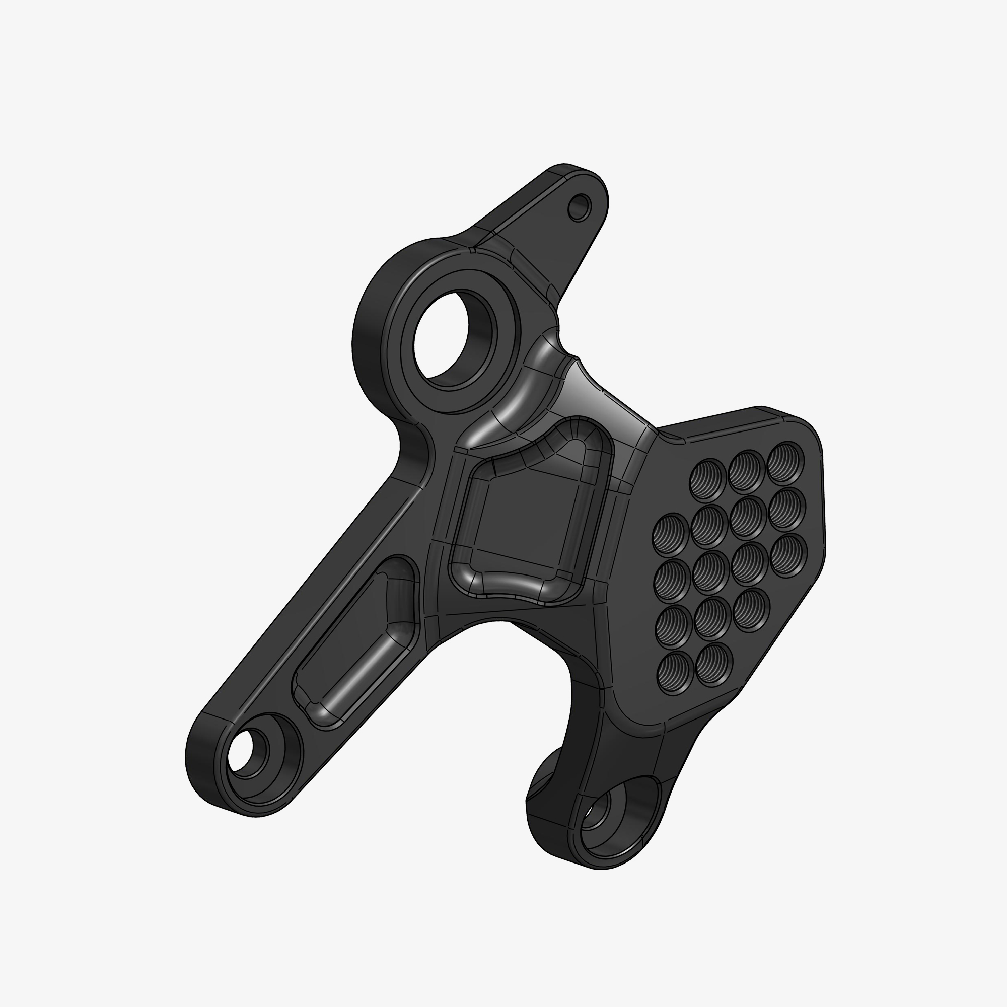 Back plate left side for K018