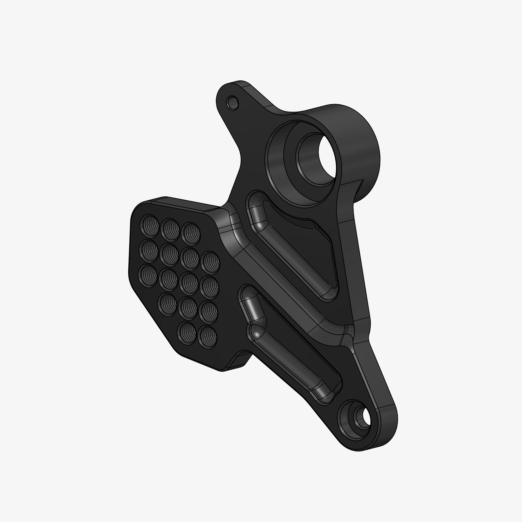 Back plate right side for K018