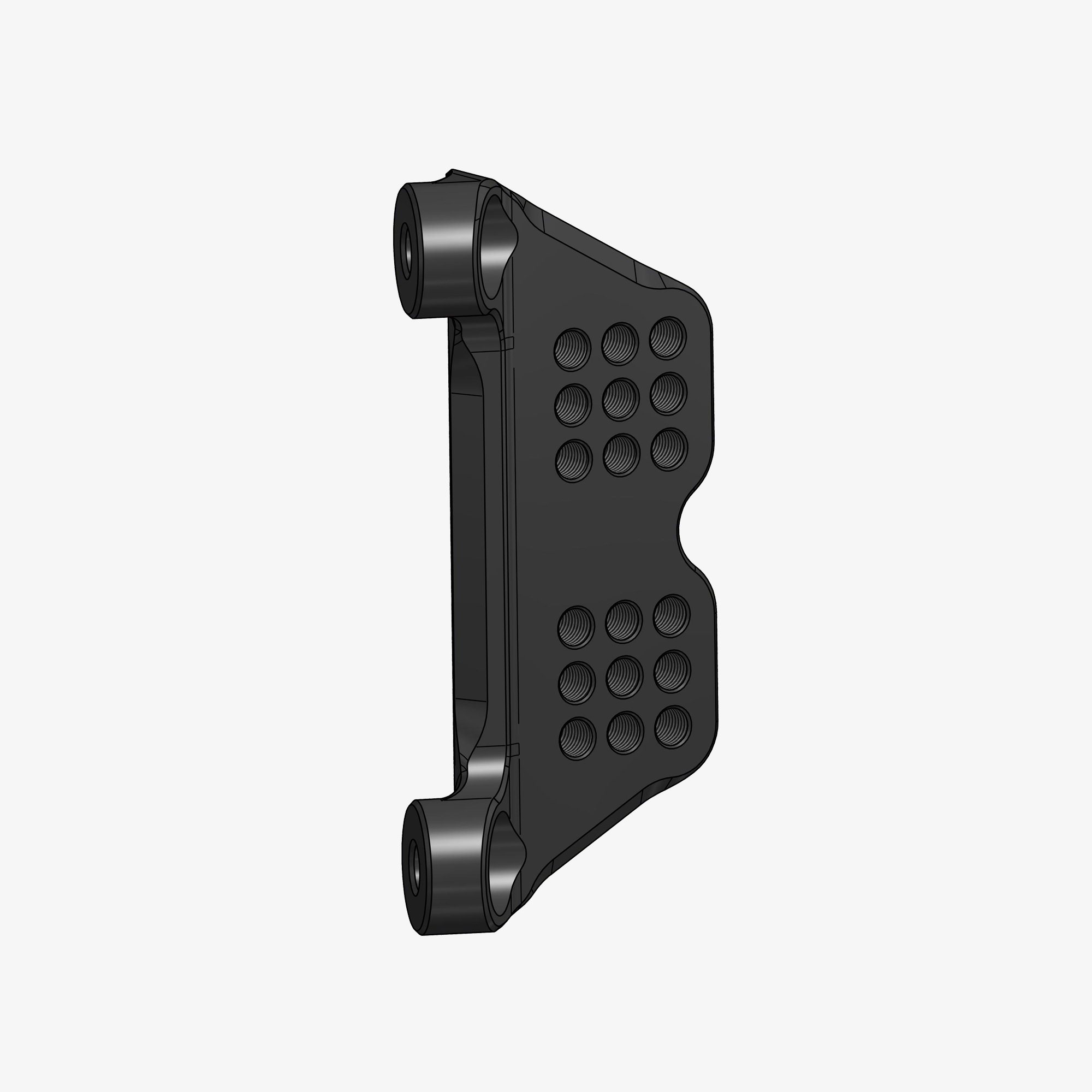 Back plate left side for B007