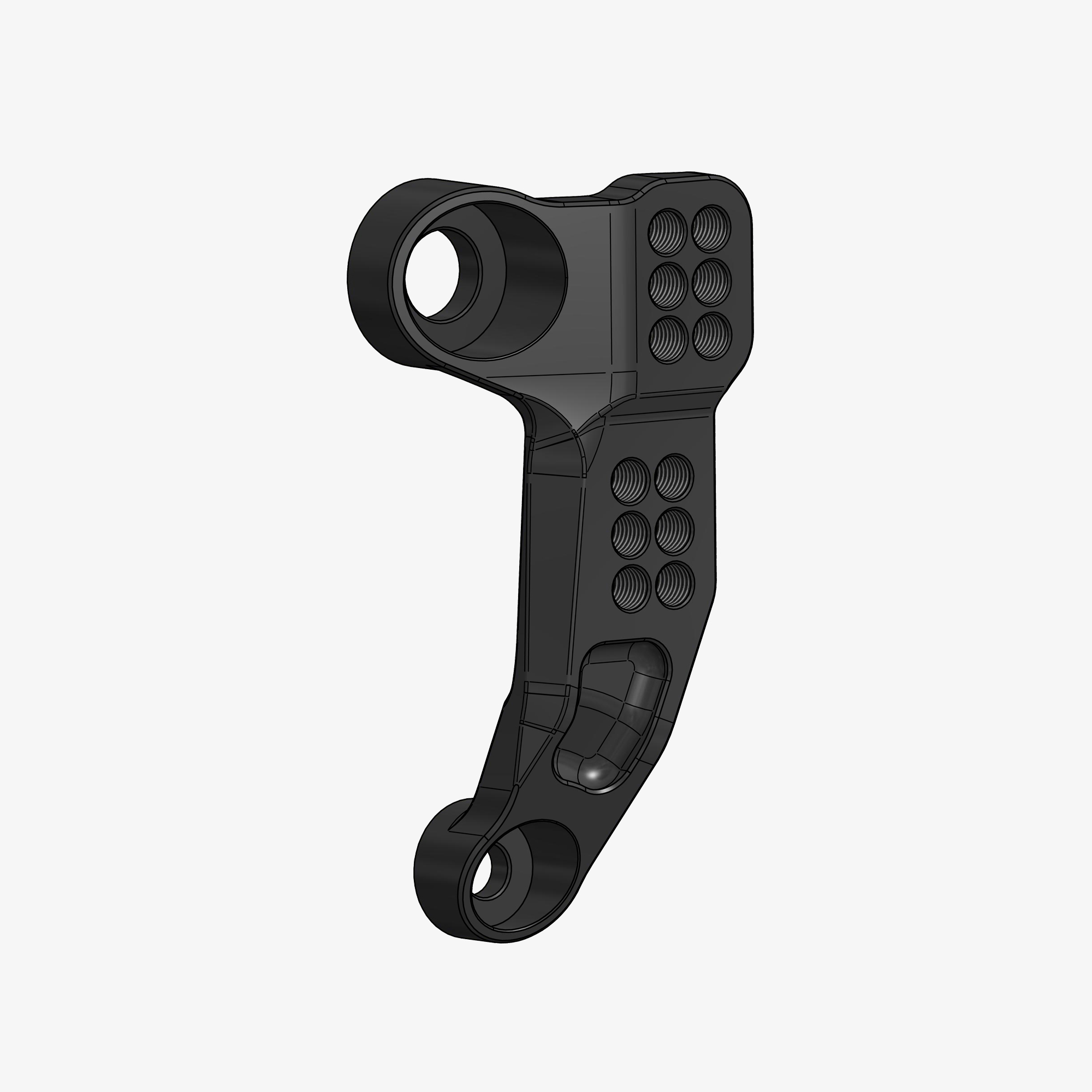 Back plate left side for KT04