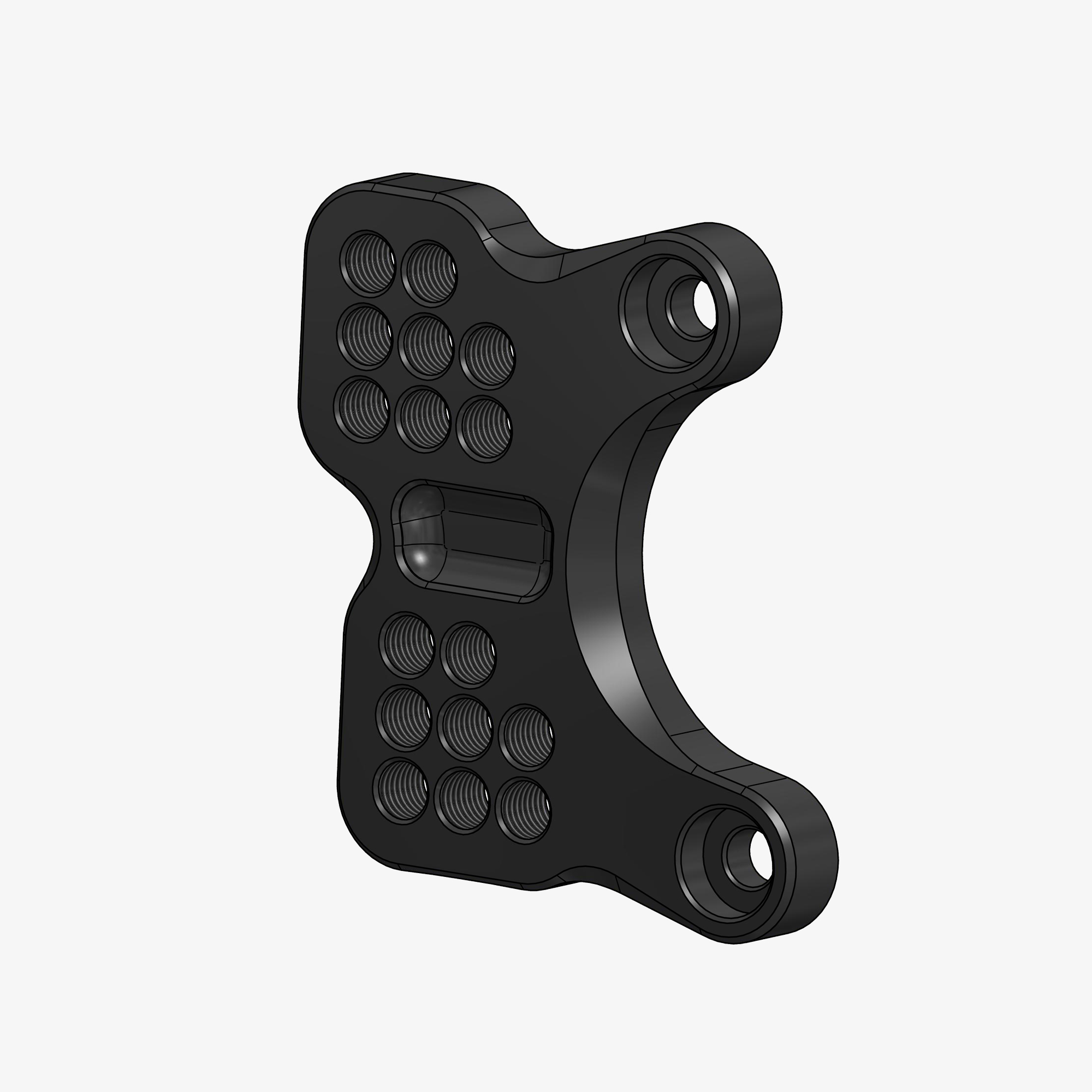 Back plate right side for H015 - H016