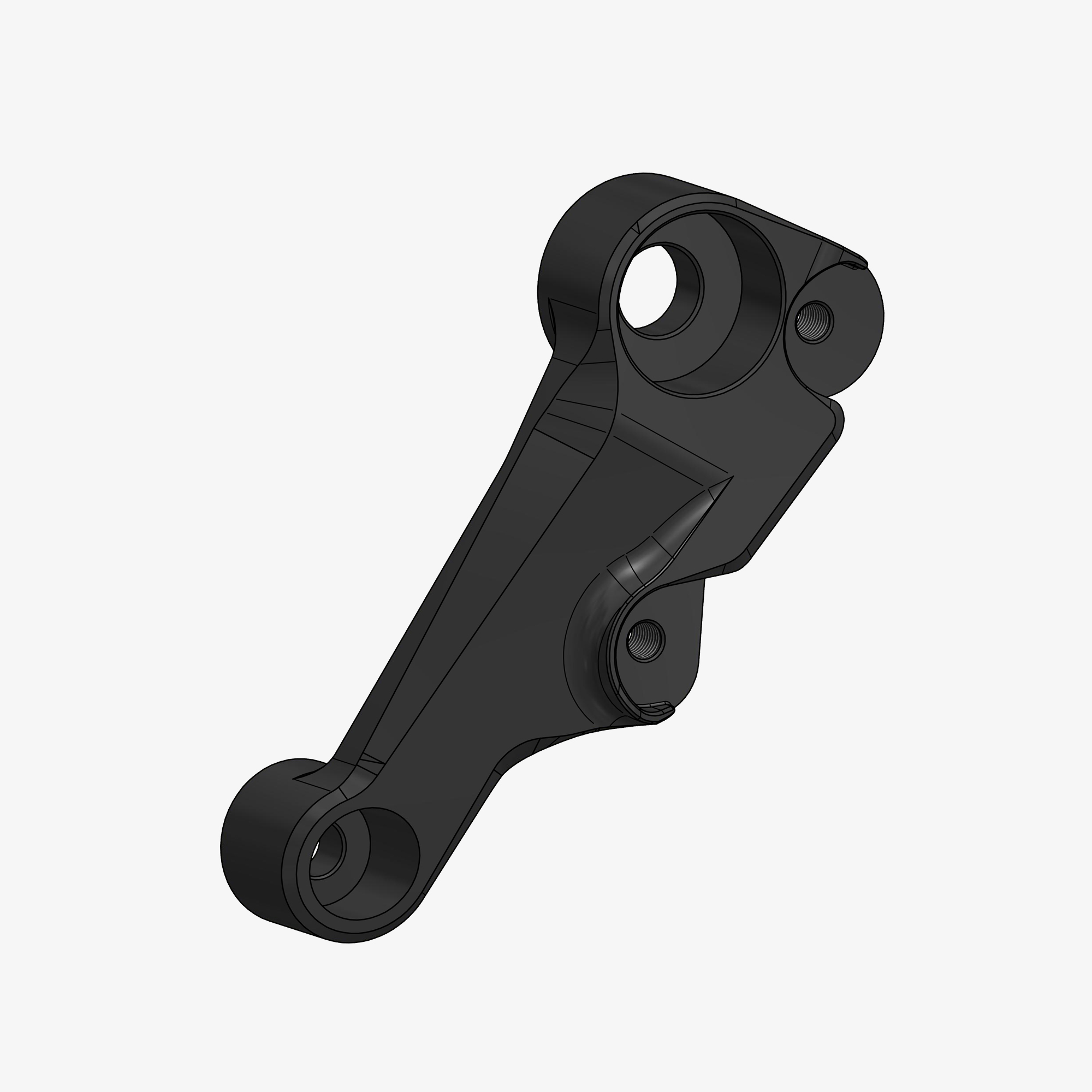 Back plate support left side for A006