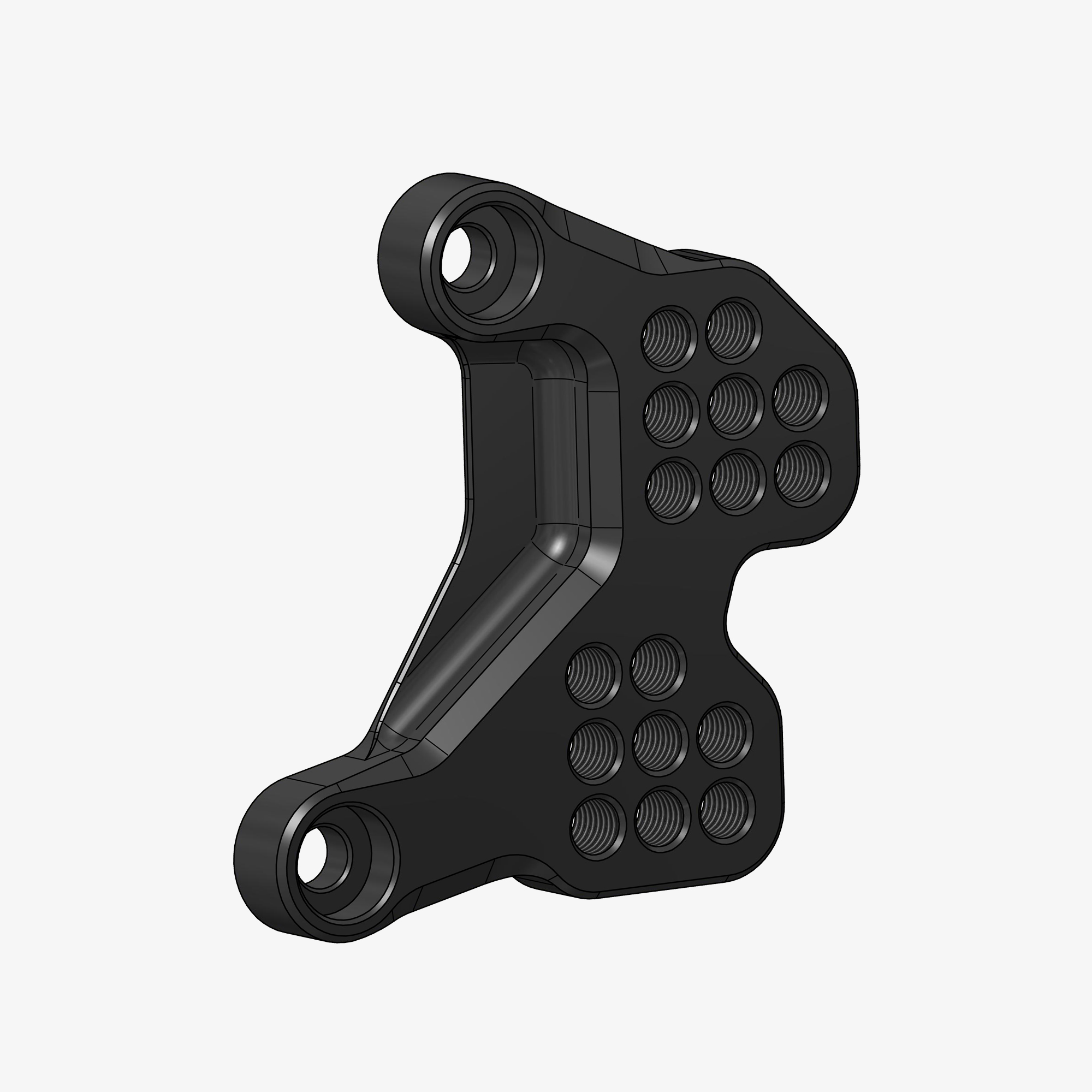 Back plate left side for TH07