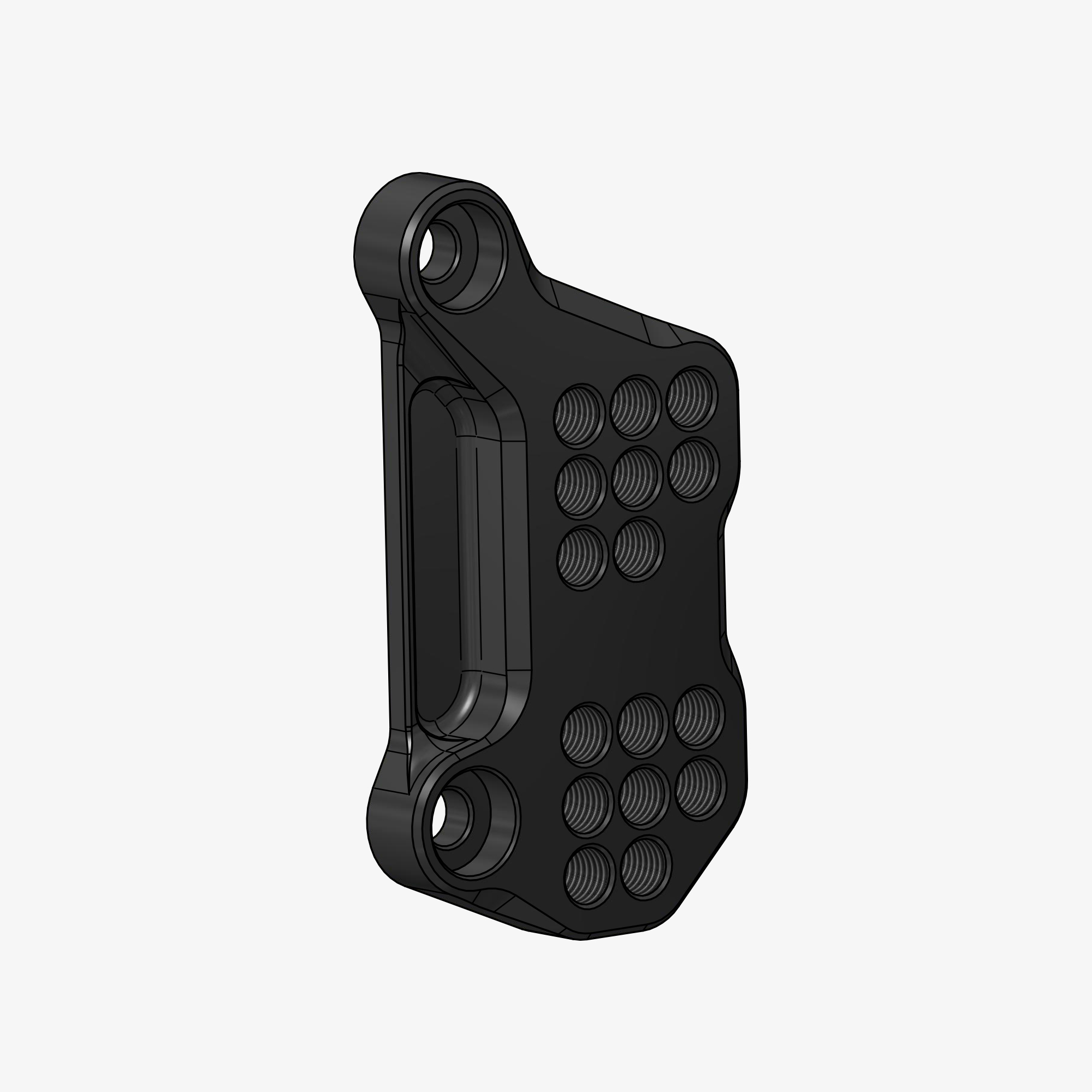 Back plate left side for K022