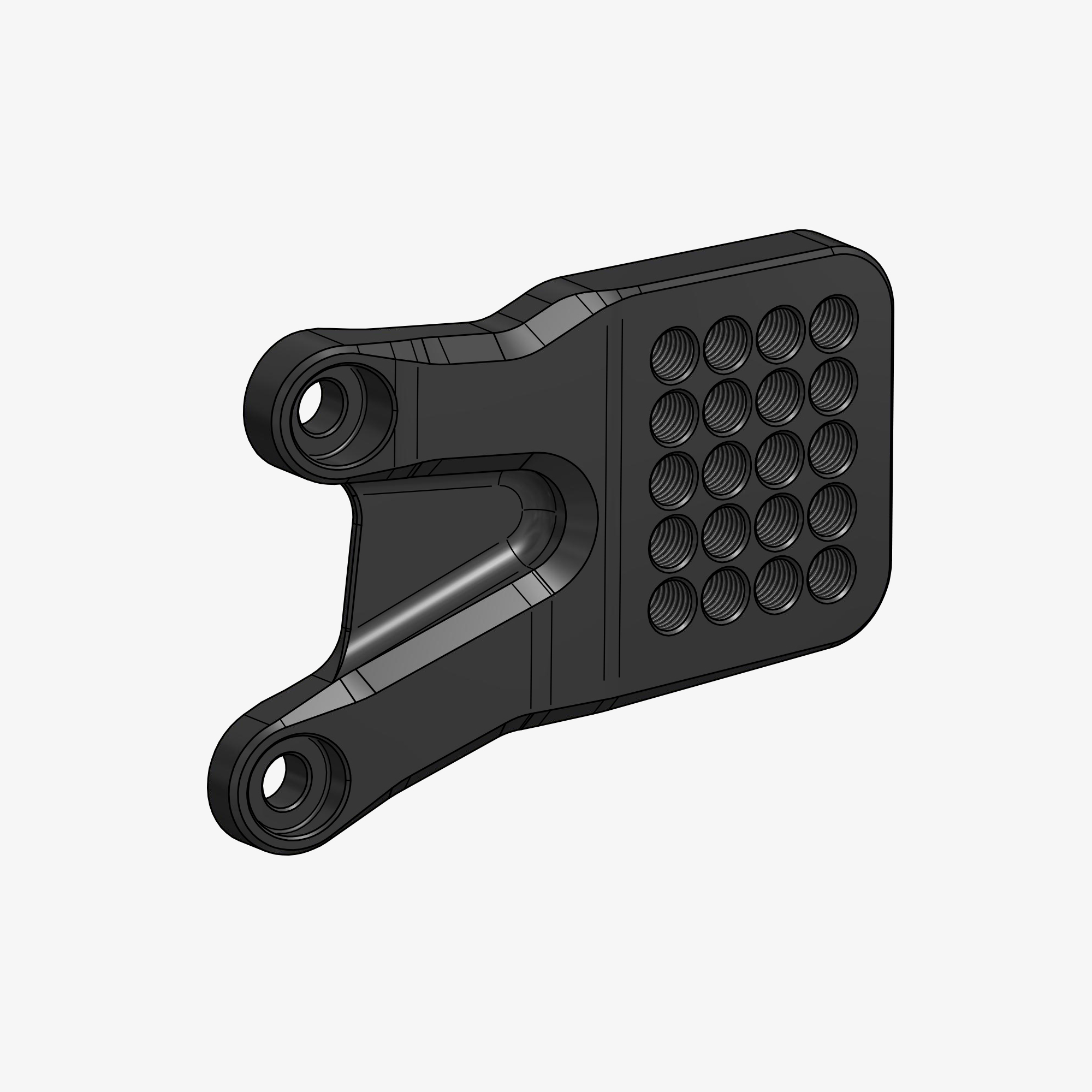 Back plate left side for H018