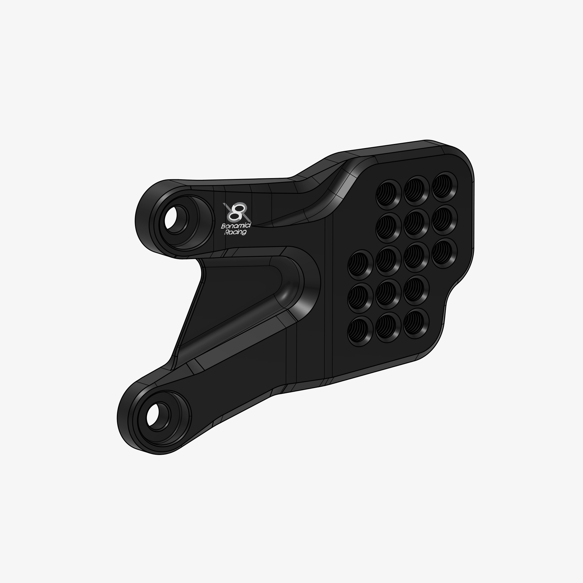 Back plate left side for H019