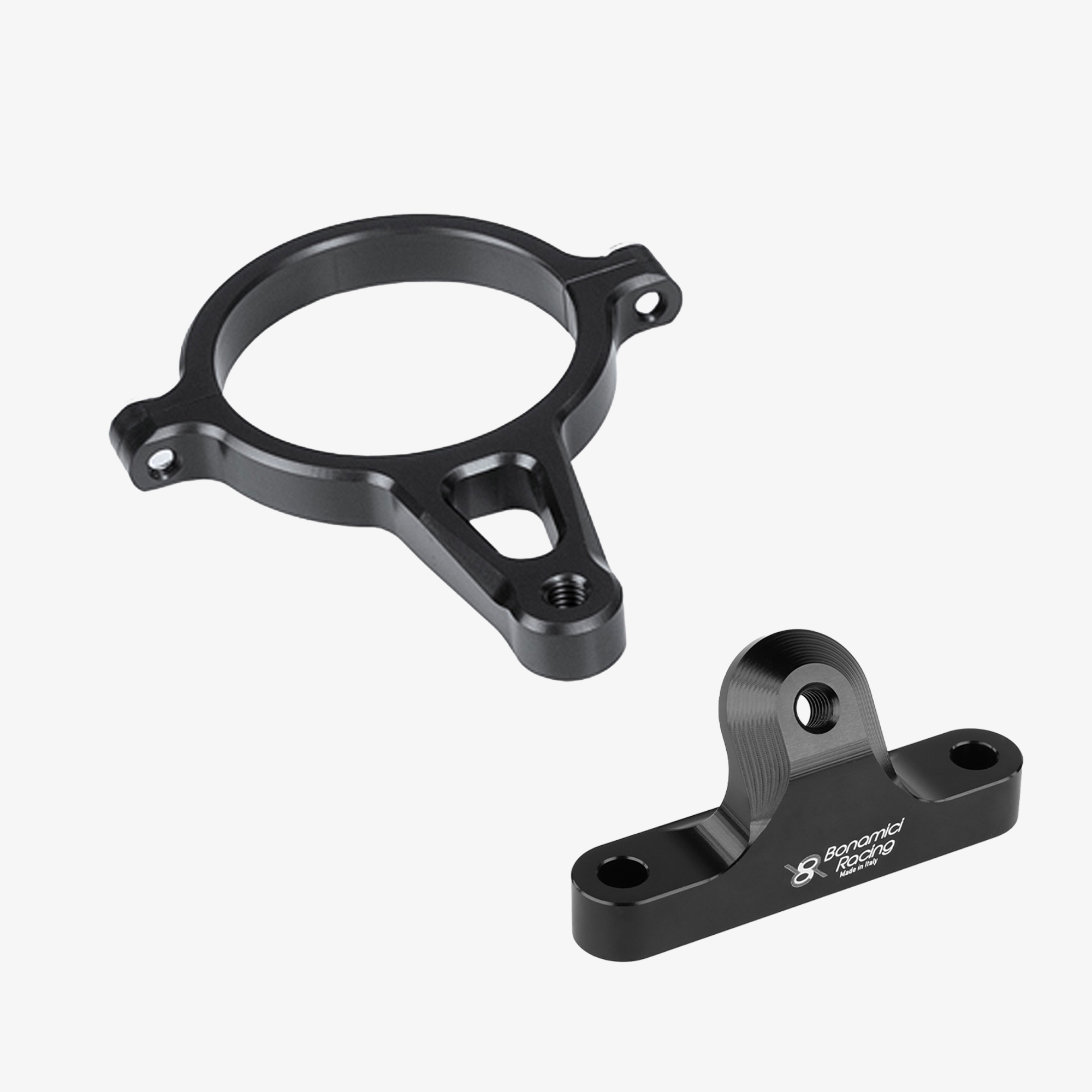 PLATE AND BRACKET FOR STEERING DAMPER DUCATI PANIGALE V2/V2S