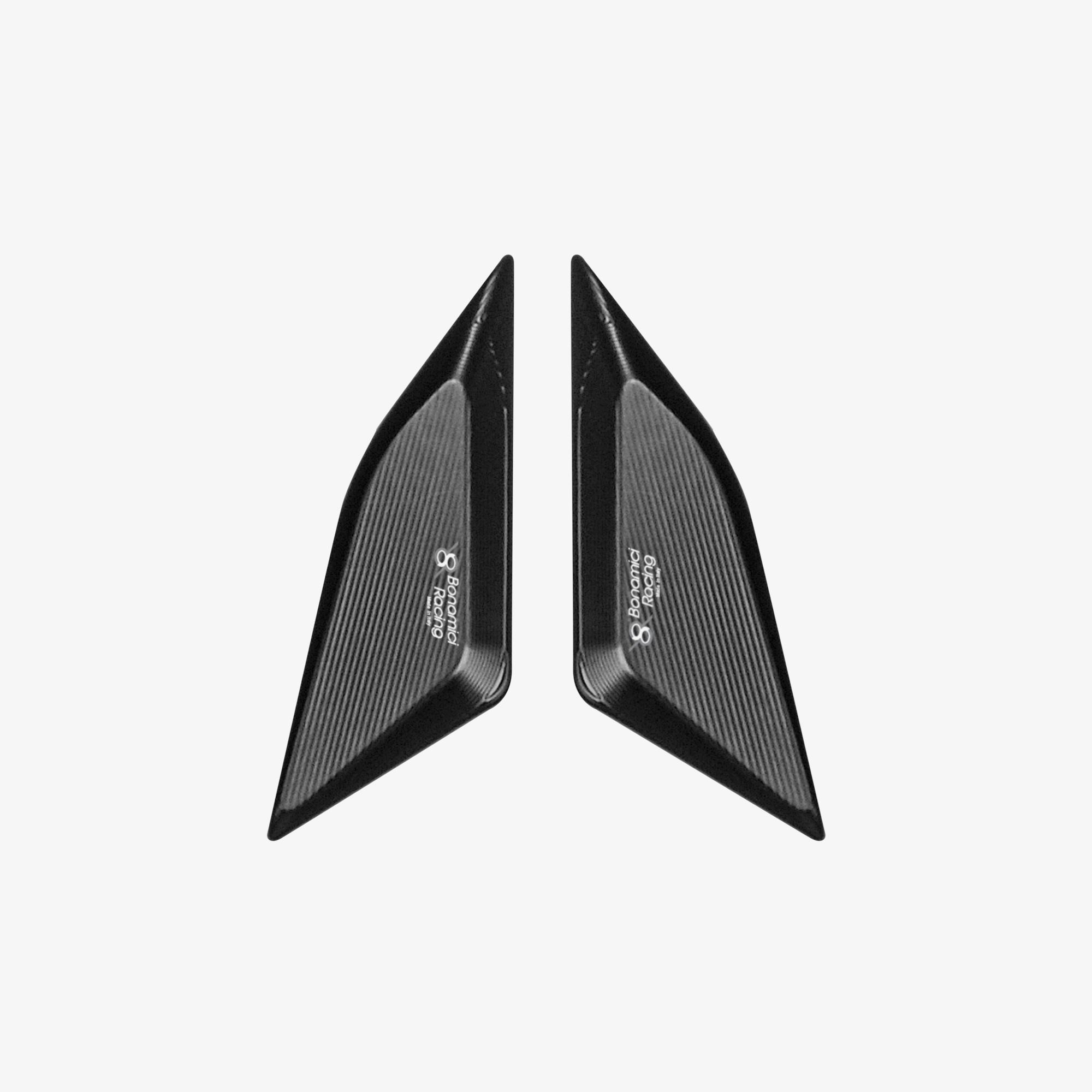 BLOCK MIRROR DUCATI PANIGALE V2-V4 - BLACK