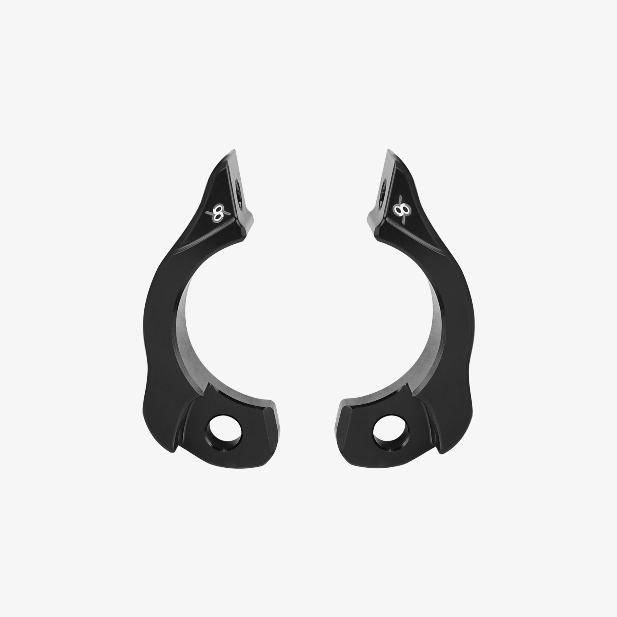 CLAMPS FOR OEM STEERING PLATE - DUCATI PANIGALE V2 2025 - 2026