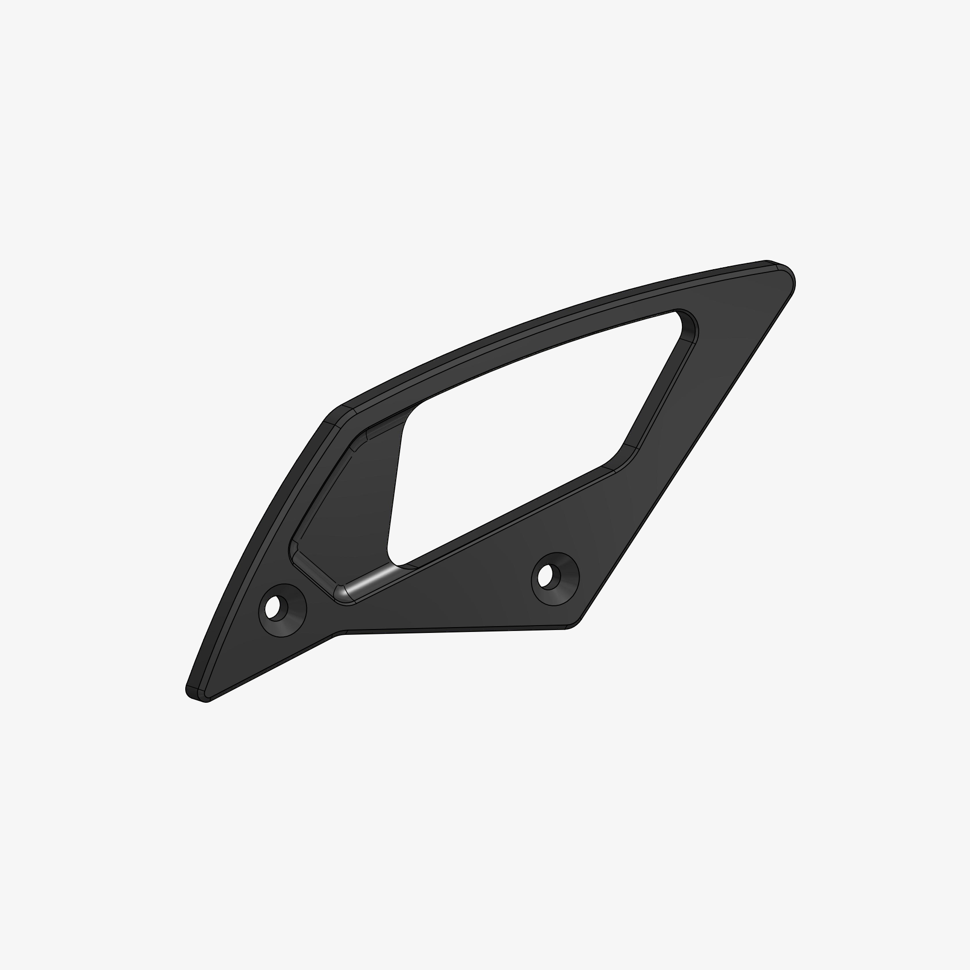 Heel plate left side for B005 - K018 - K019 - KT03