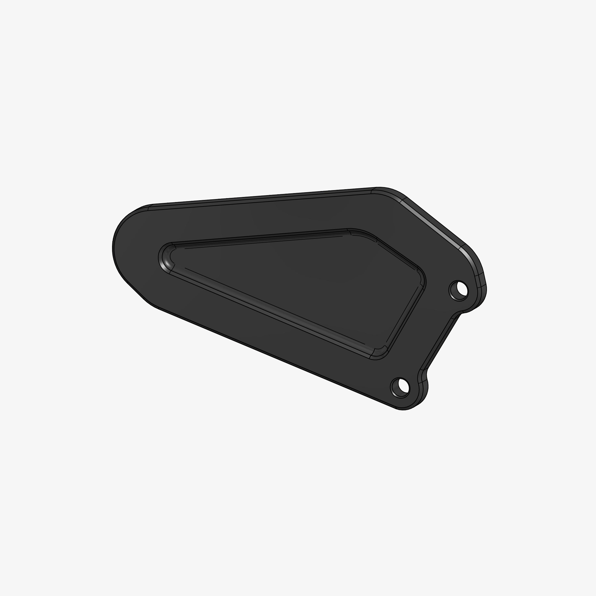 Heel plate right side Y011 - Y011A