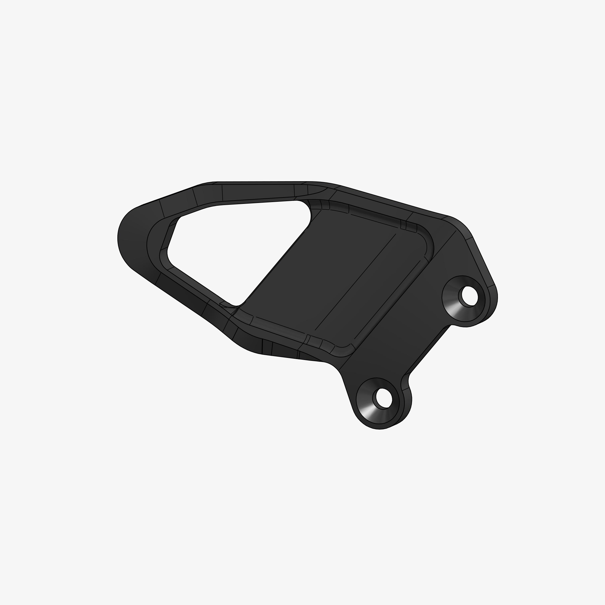 Heel plate right side for A006 - B007 - B008 - B009 - DSTR3 - DV2 - KT04 - KT06 - TH07 - TH08