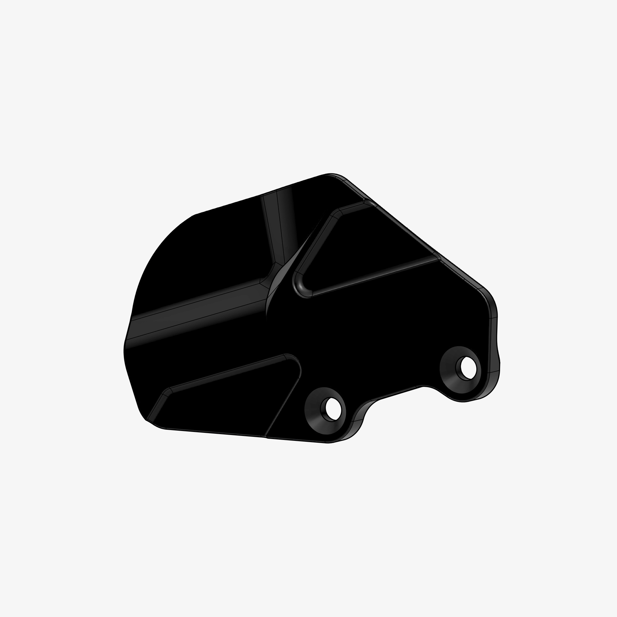 Heel plate right side for D001R - D001RR