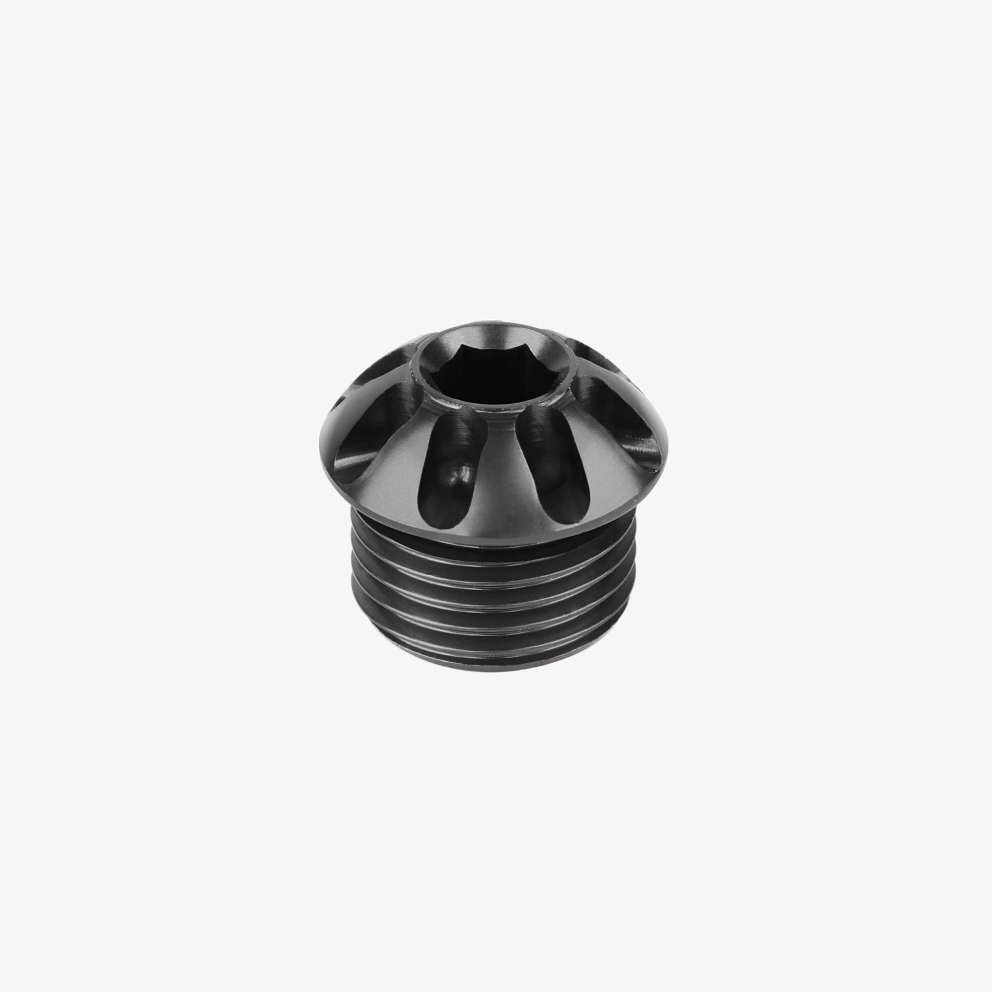 Foot peg cap - BLACK