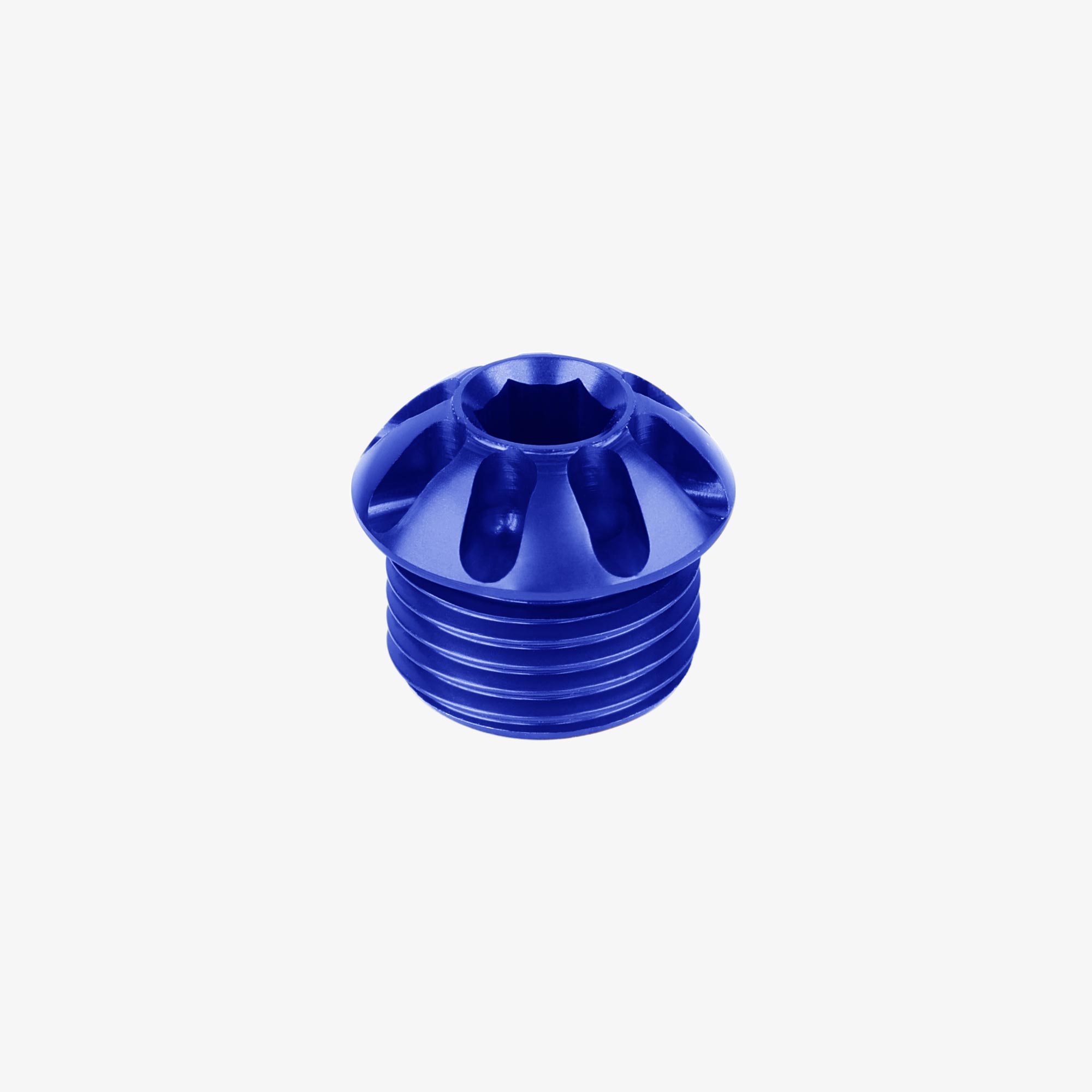 Foot peg cap - BLUE