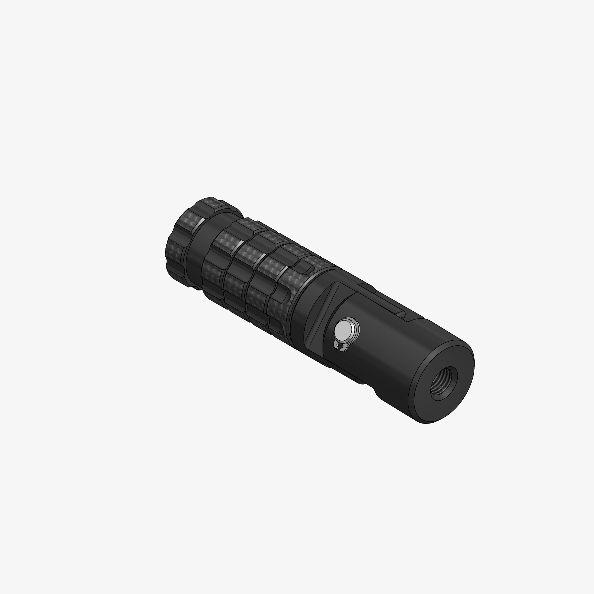 Fold up foot peg 69mm (without cap)