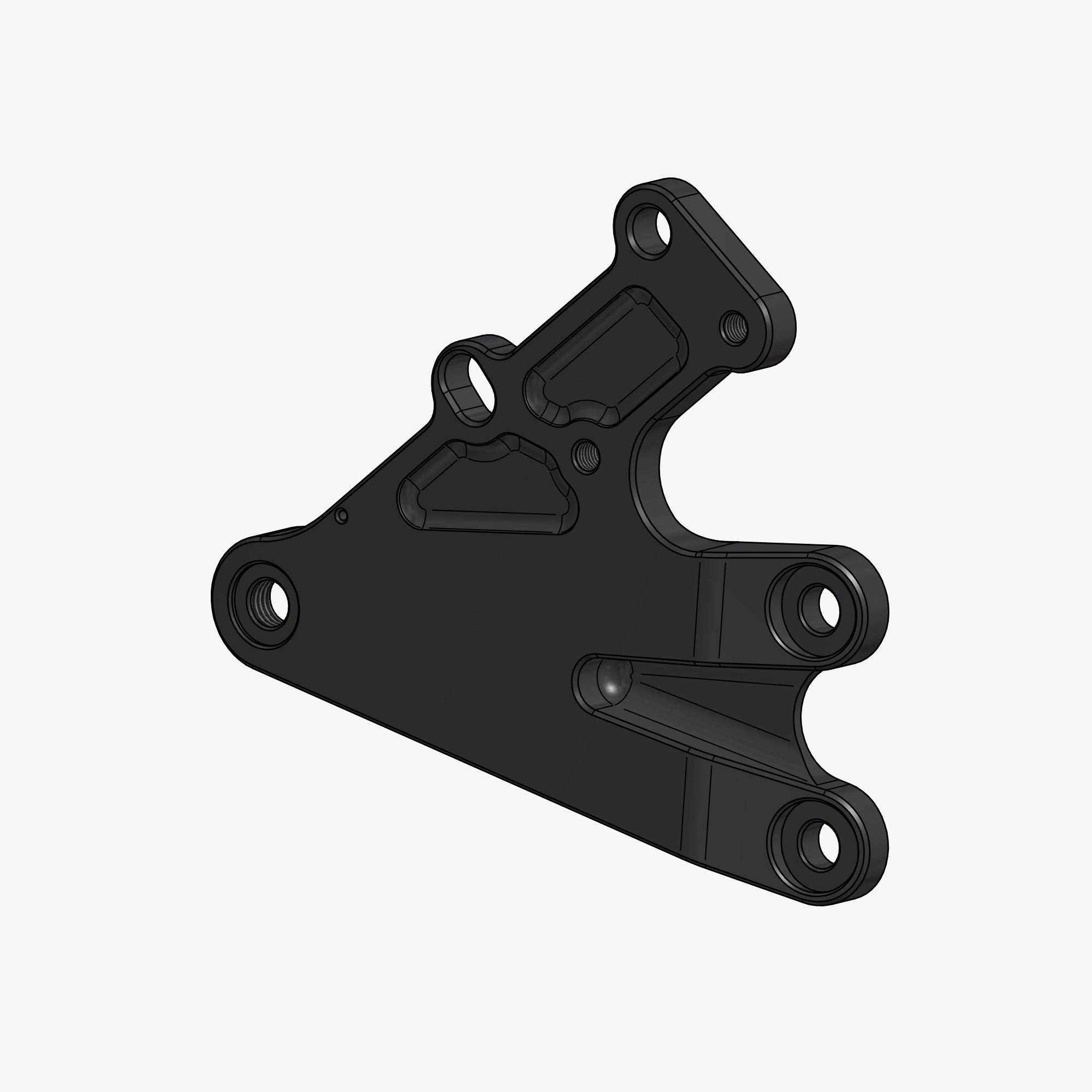 Plate right side for TH06 - TH09