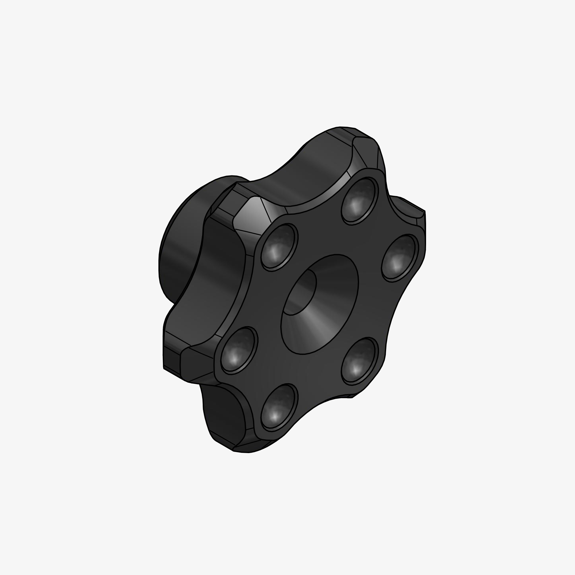 Knob for racing model