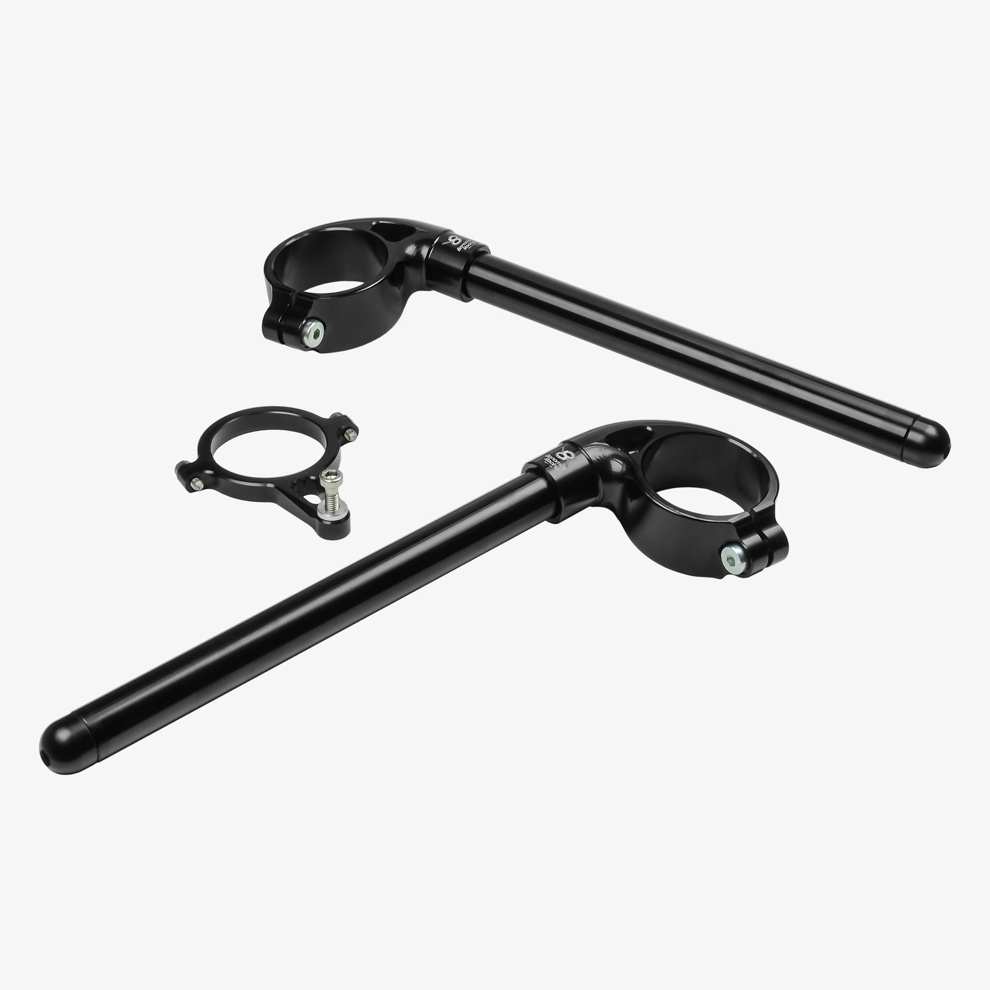 NON-RAISED CLIP-ONS DIAMETER 53 MM FOR DUCATI PANIGALE V2