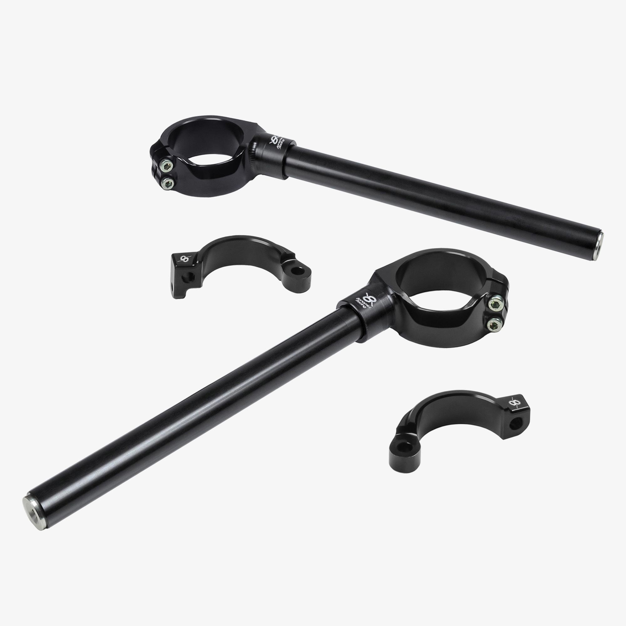 NON-RAISED CLIP-ONS DIAMETER 55 MM FOR BMW S 1000 RR 2019 - 2025 - M 1000 RR 2021 - 2024