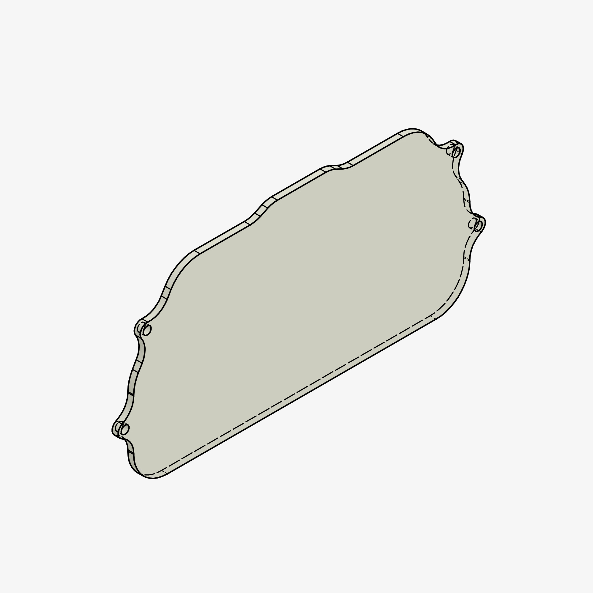 Glass dashboard cover protection spare part