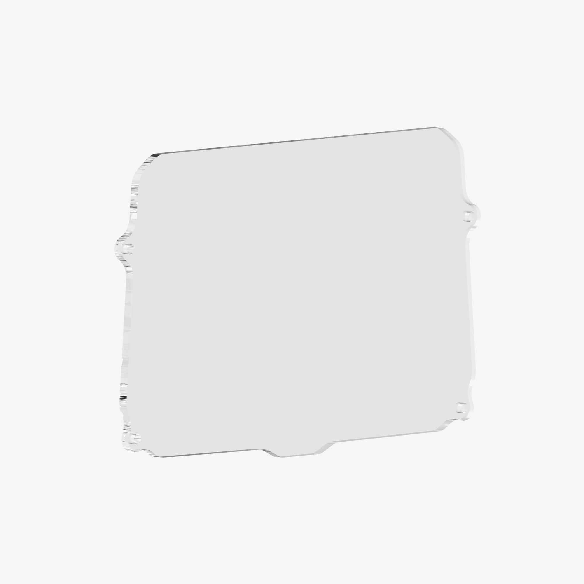 Glass dashboard cover protection spare part