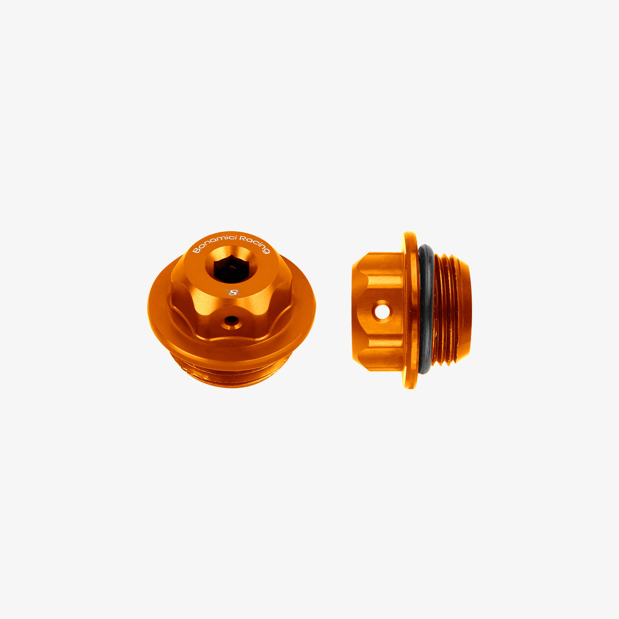 OIL CAP M22X1,5 - ORANGE