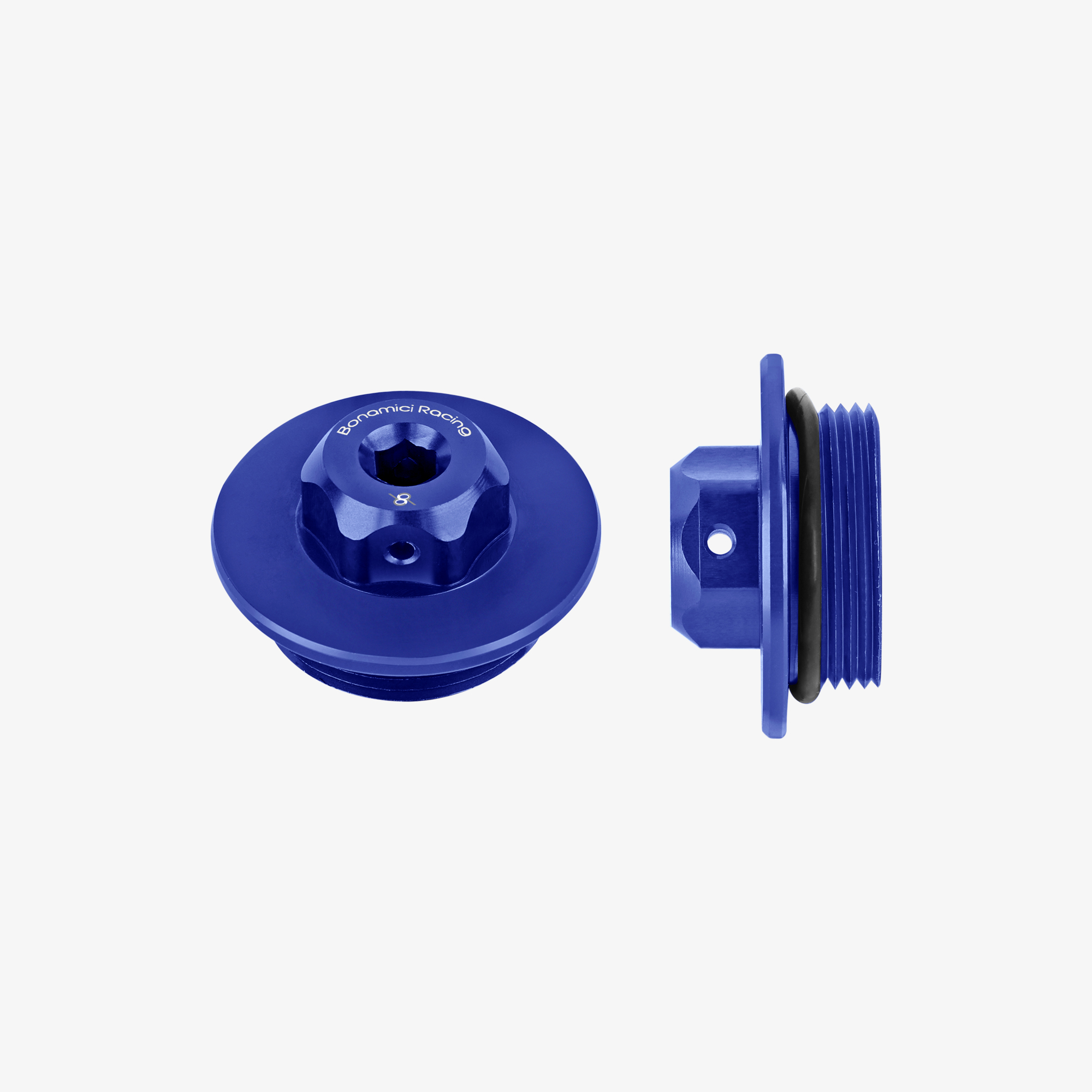 OIL CAP M30X1,5 - BLUE
