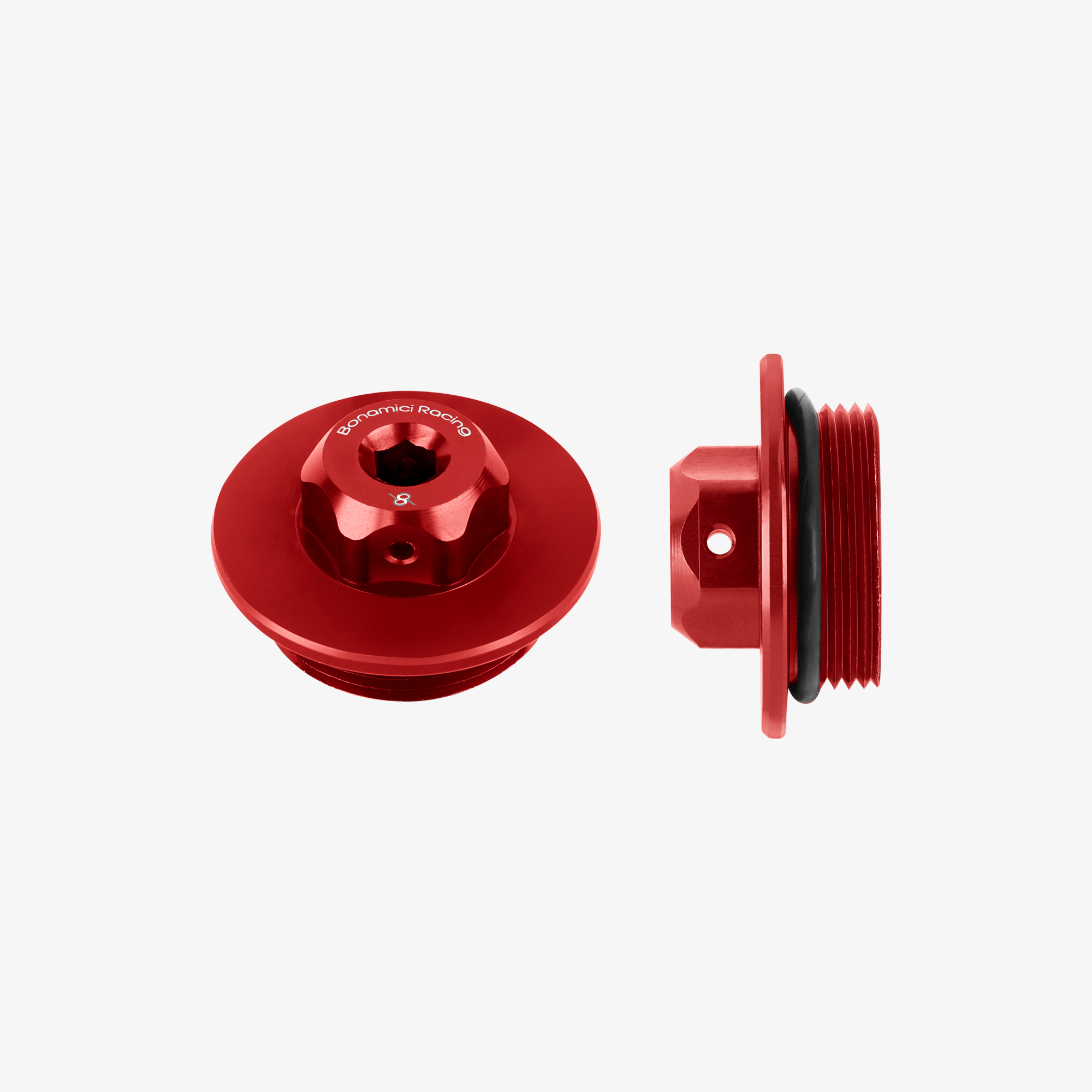 OIL CAP M30X1,5 - RED