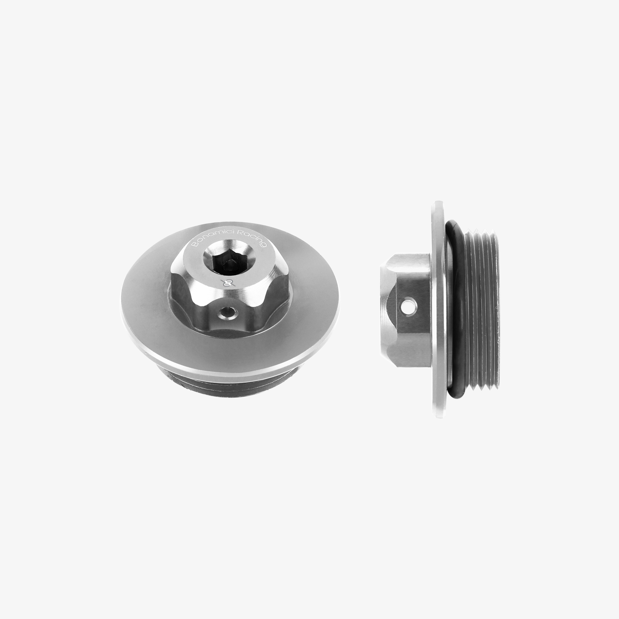 OIL CAP M30X1,5 - SILVER