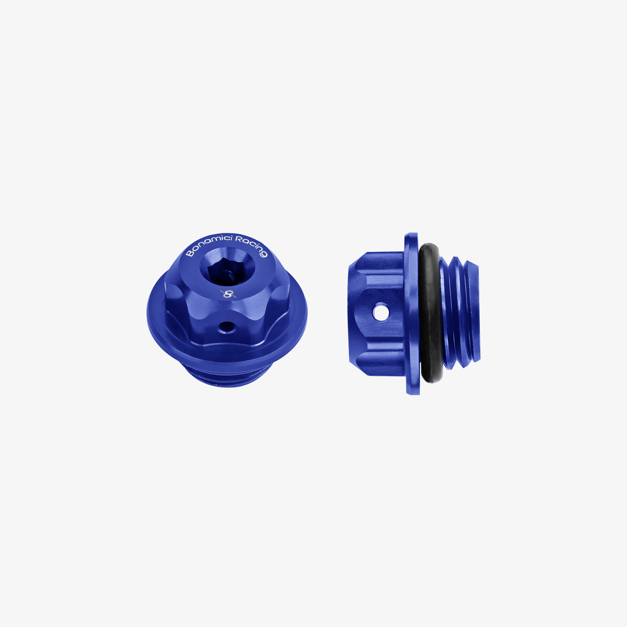 OIL CAP M19,5X2,5 - BLUE