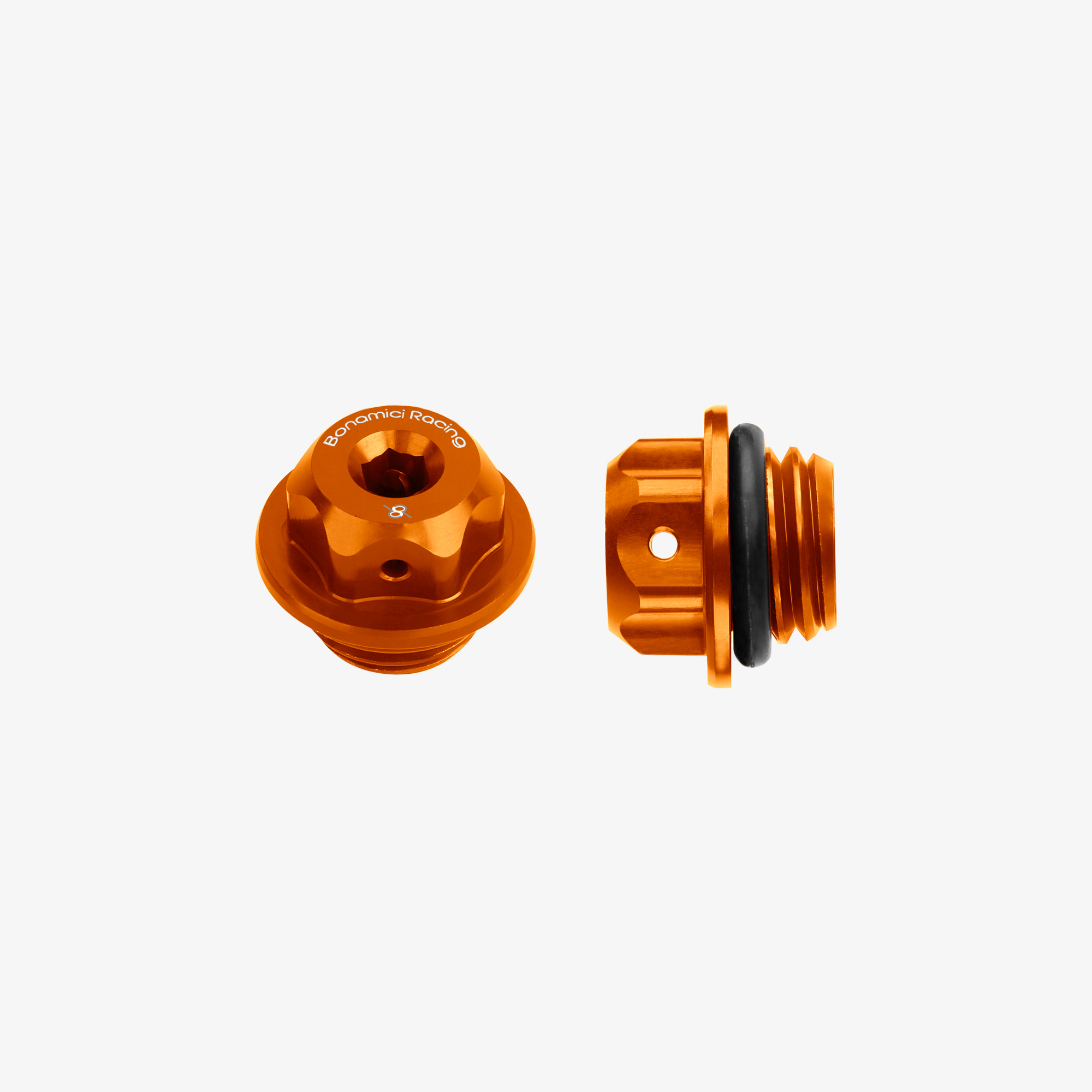 OIL CAP M19,5X2,5 - ORANGE