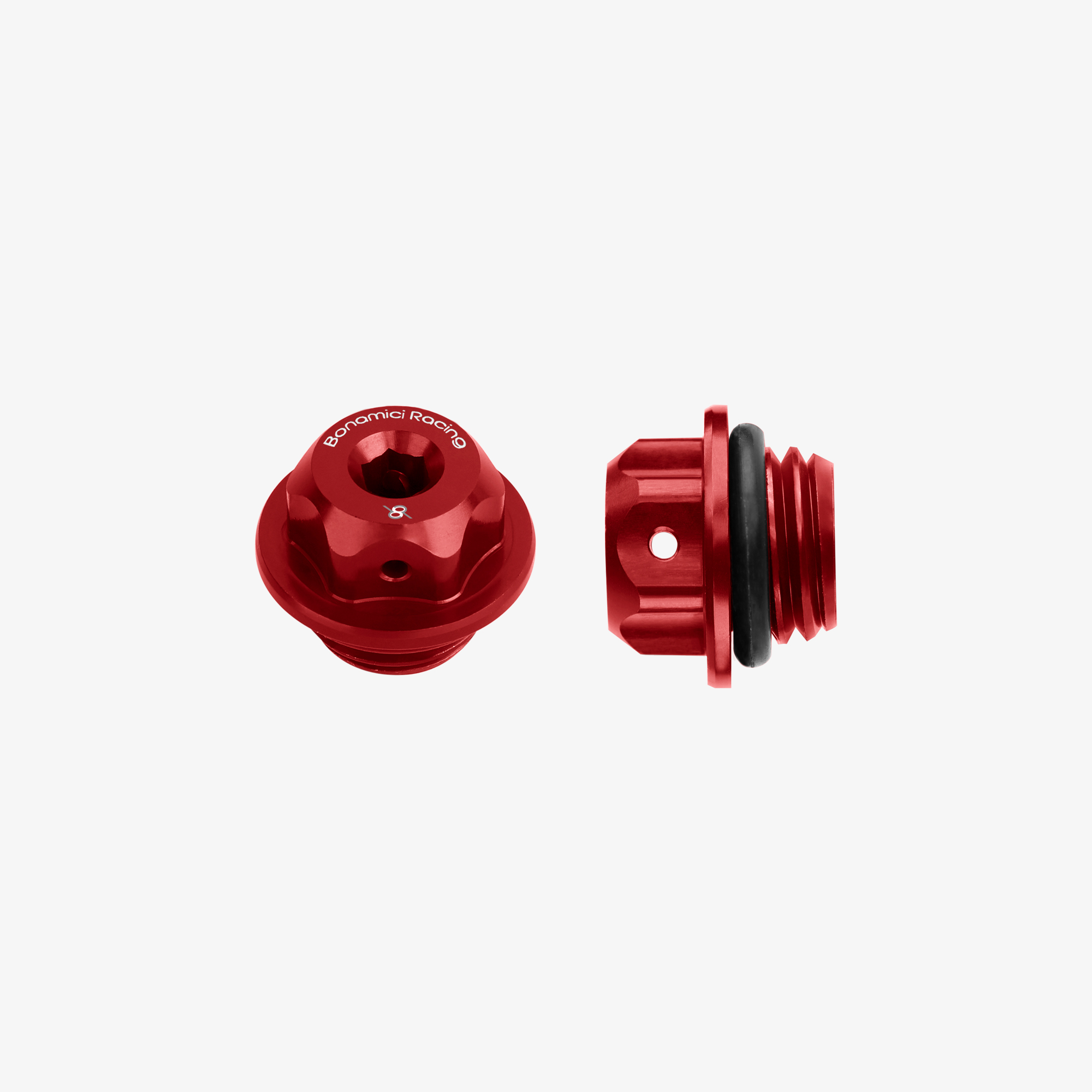 OIL CAP M19,5X2,5 - RED