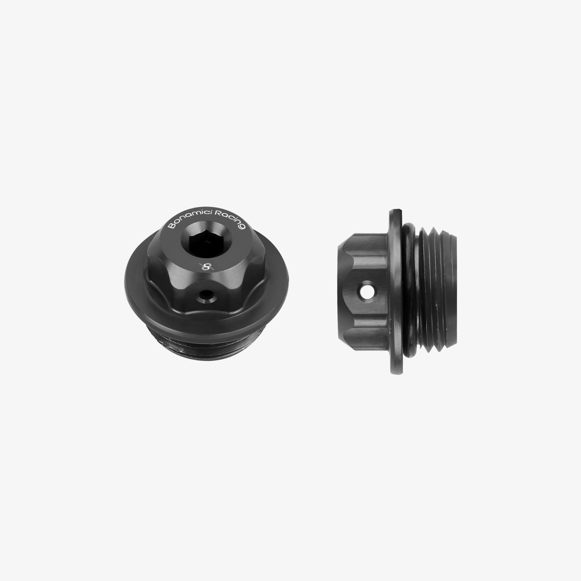 OIL CAP M24X2 - BLACK