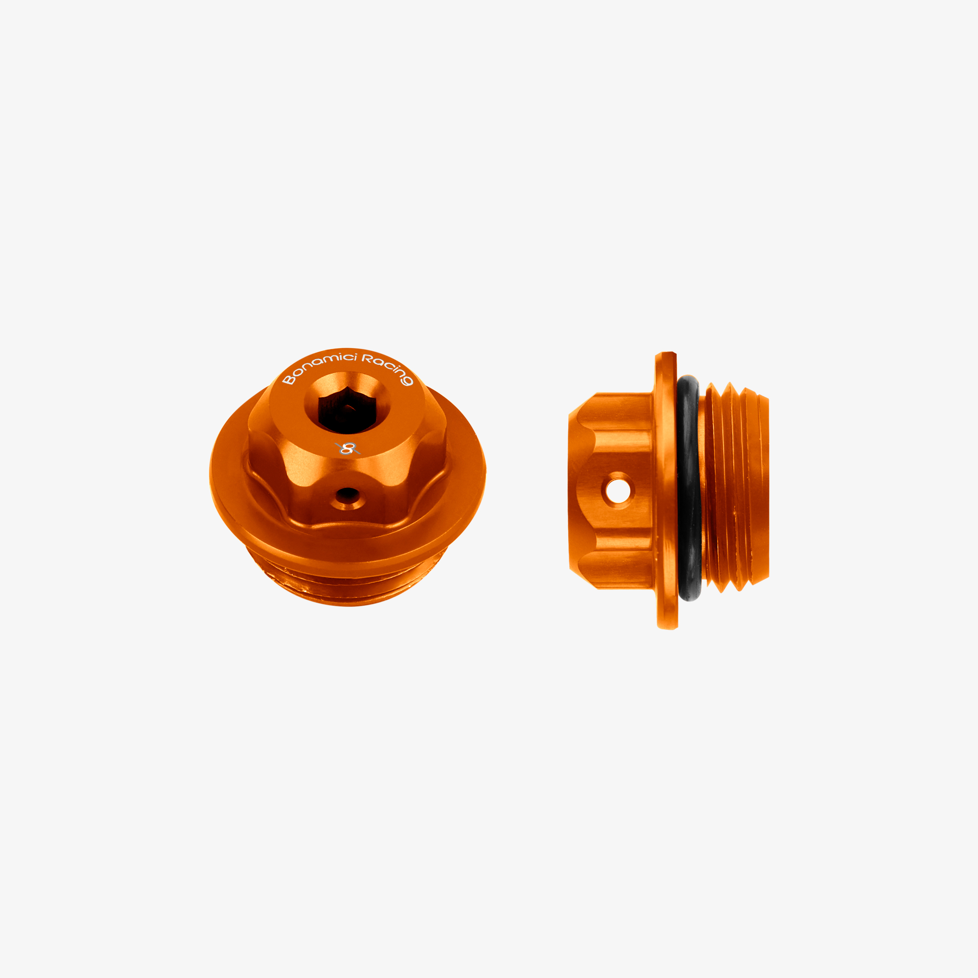 OIL CAP M24X2 - ORANGE