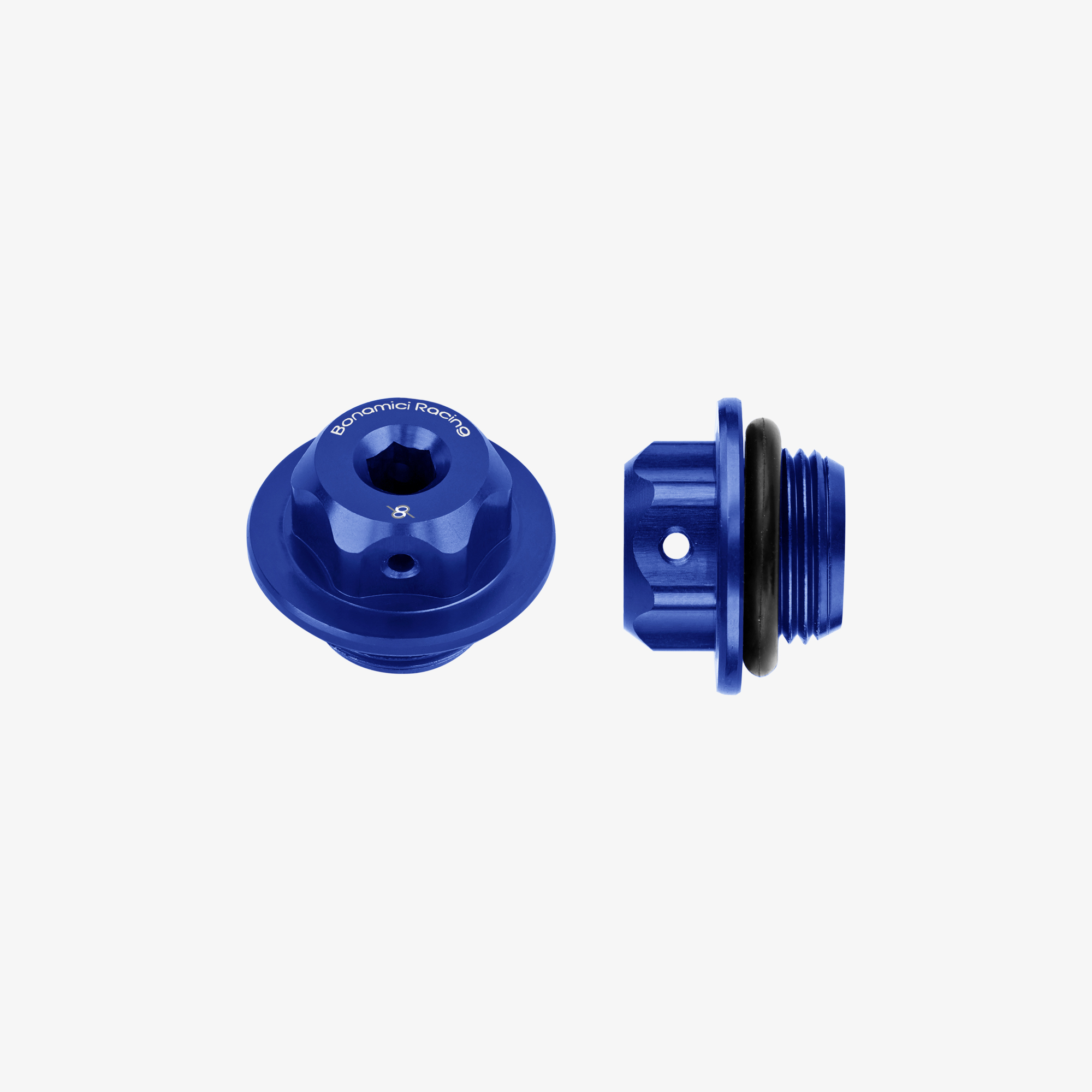 OIL CAP M20X1,5 - BLUE