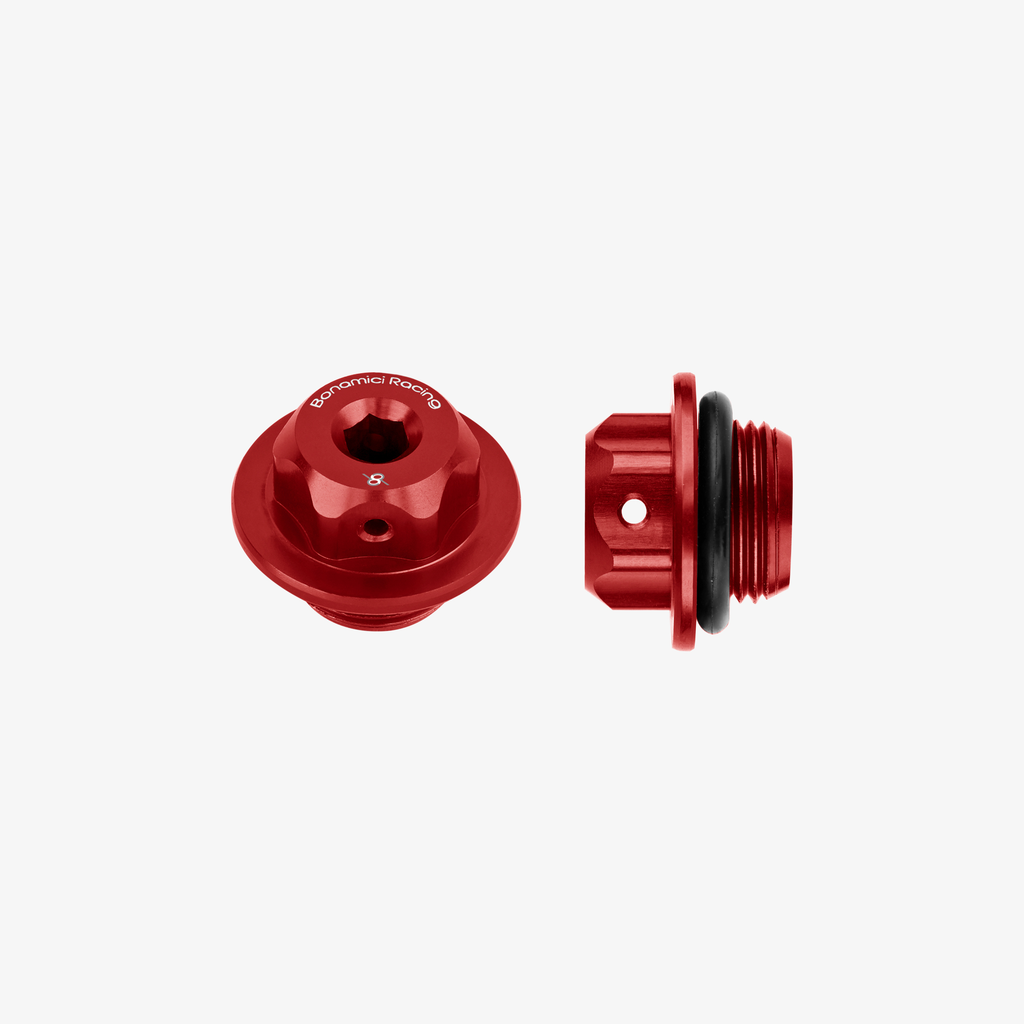 OIL CAP M20X1,5 - RED