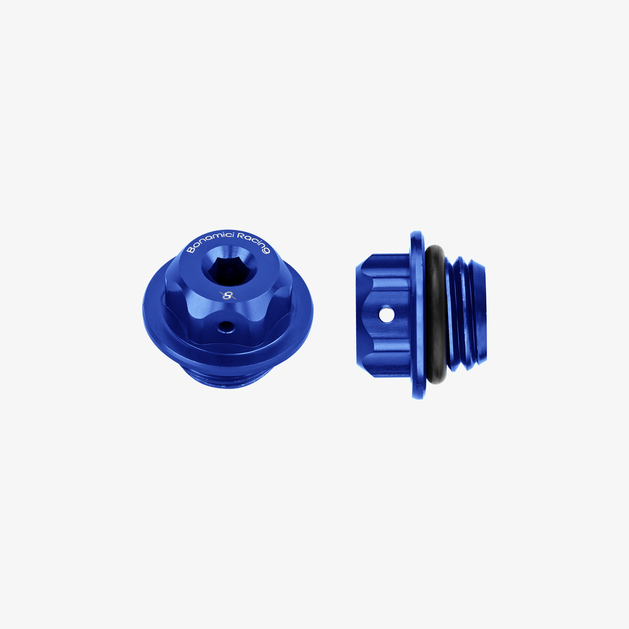 OIL CAP M20X2,5 - BLUE
