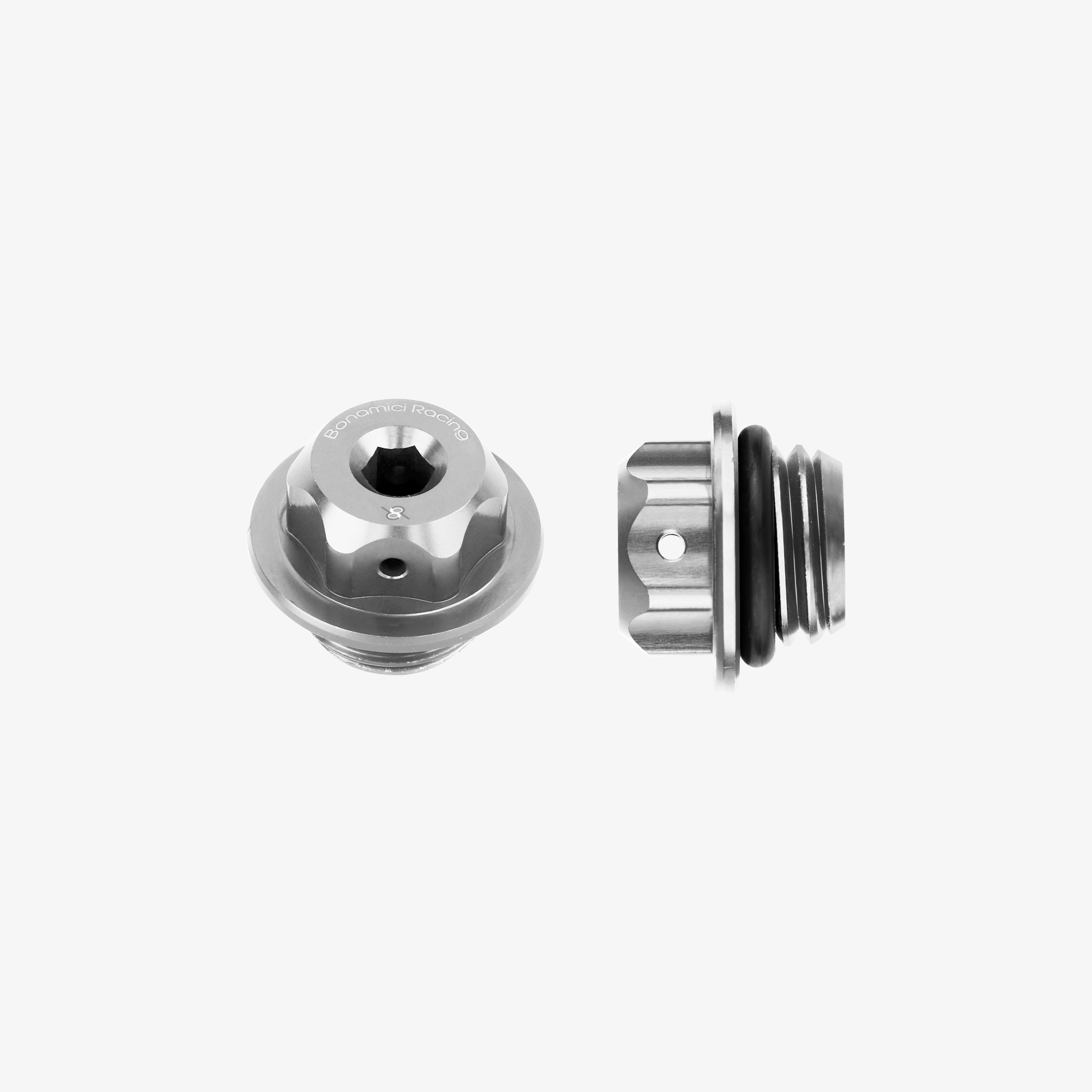 OIL CAP M20X2,5 - SILVER