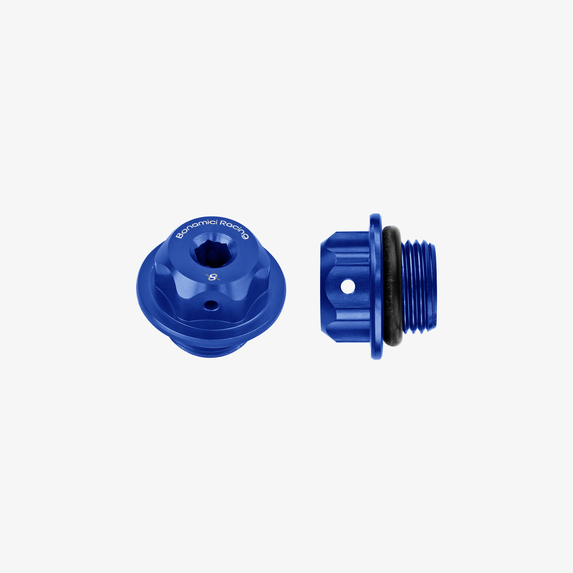 OIL CAP M18X1,5 - BLUE