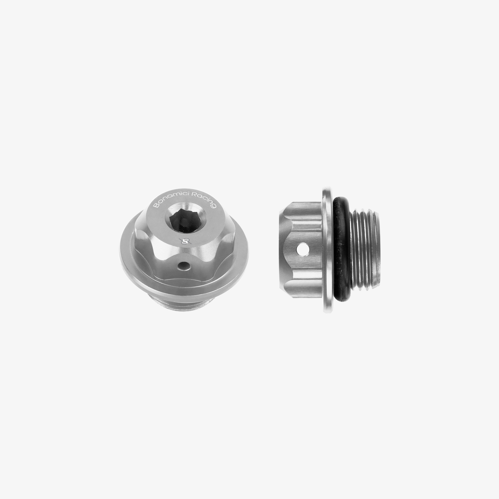 OIL CAP M18X1,5 - SILVER
