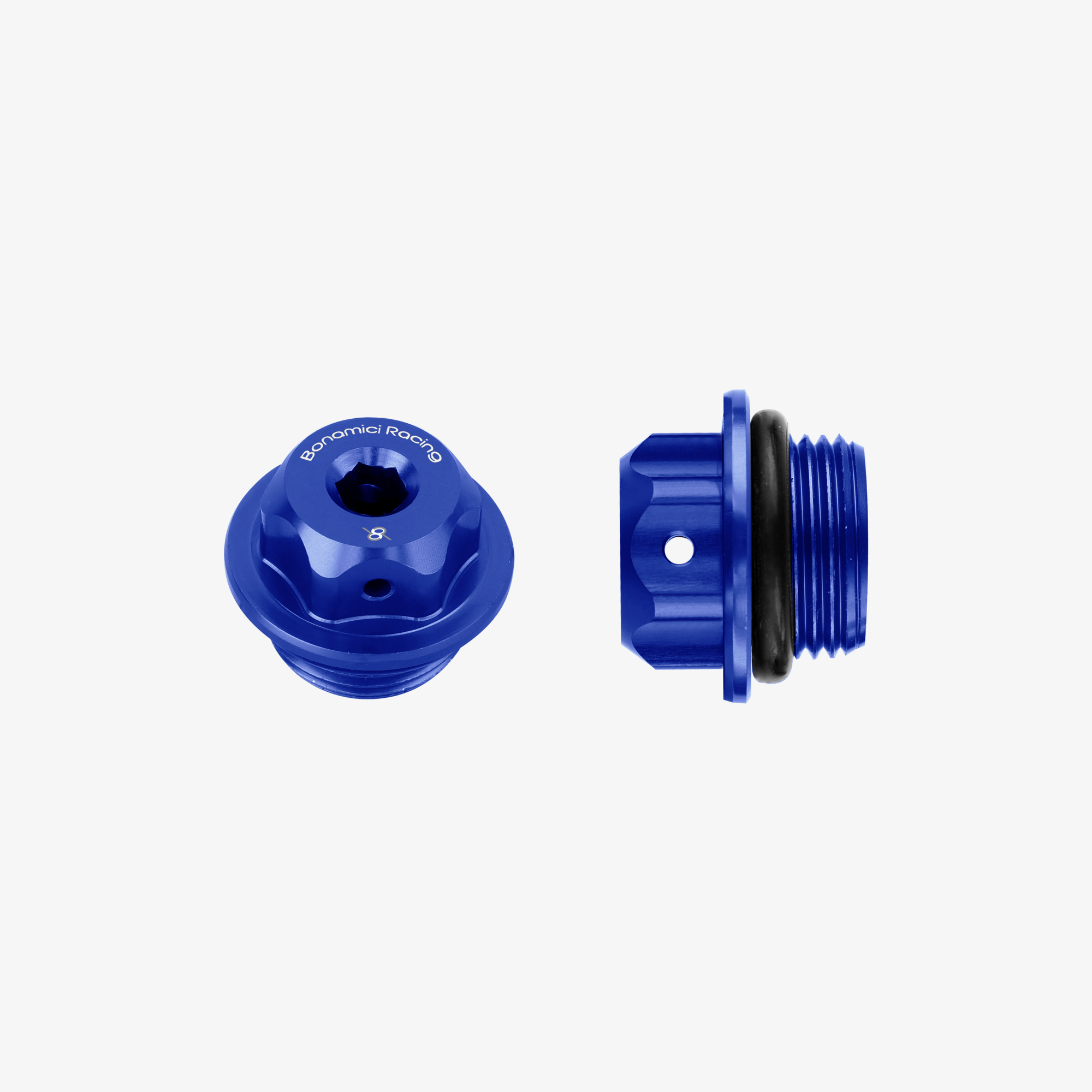 OIL CAP M20X1,5 - BLUE