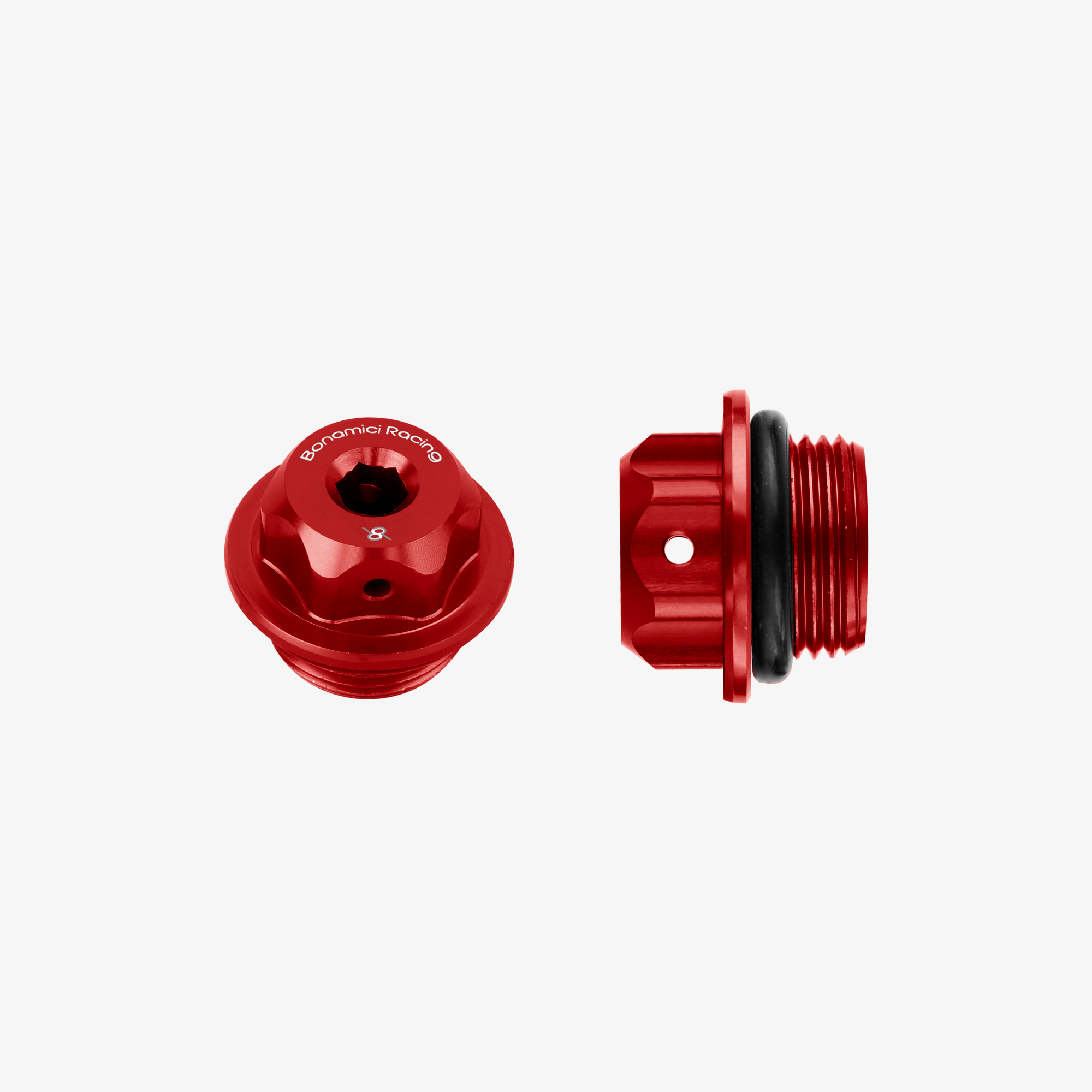 OIL CAP M20X1,5 - RED